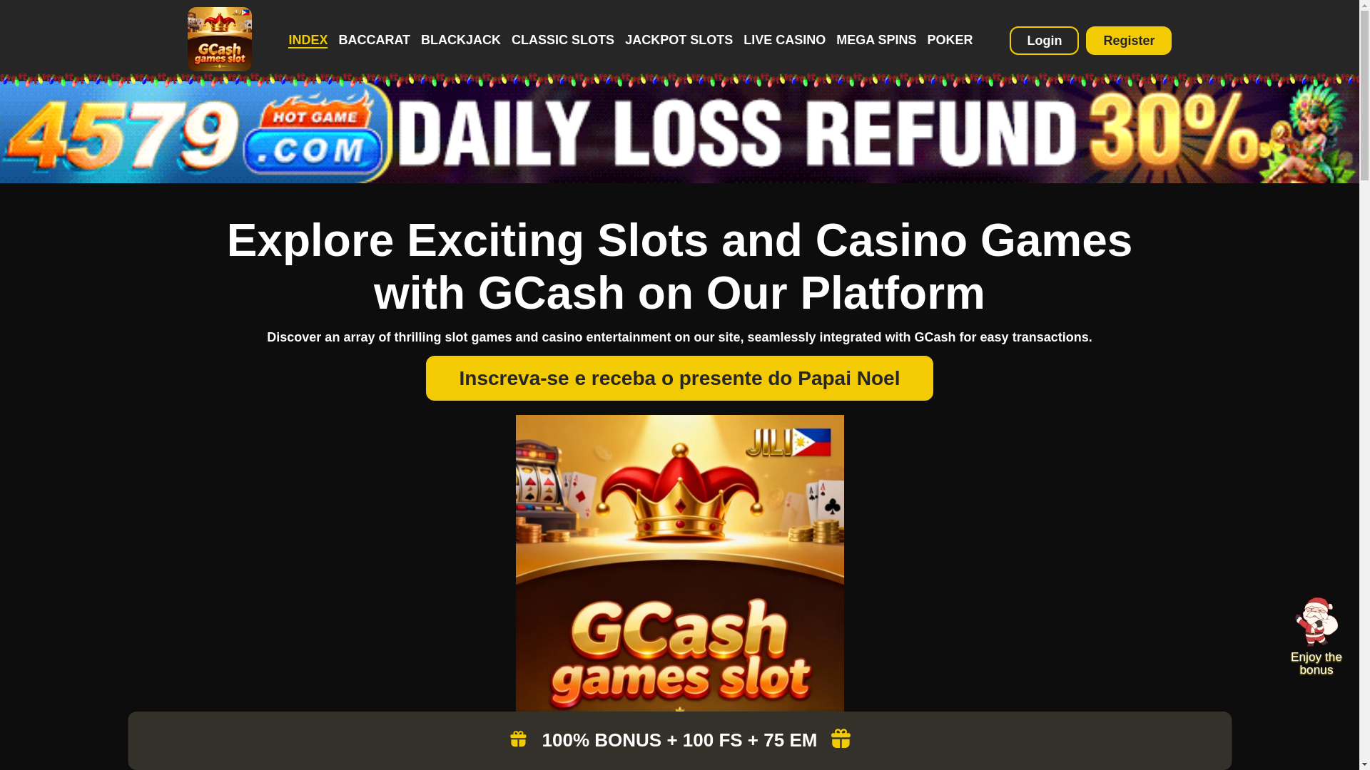 website screenshot of https://wwwgcashgamesslots.com/