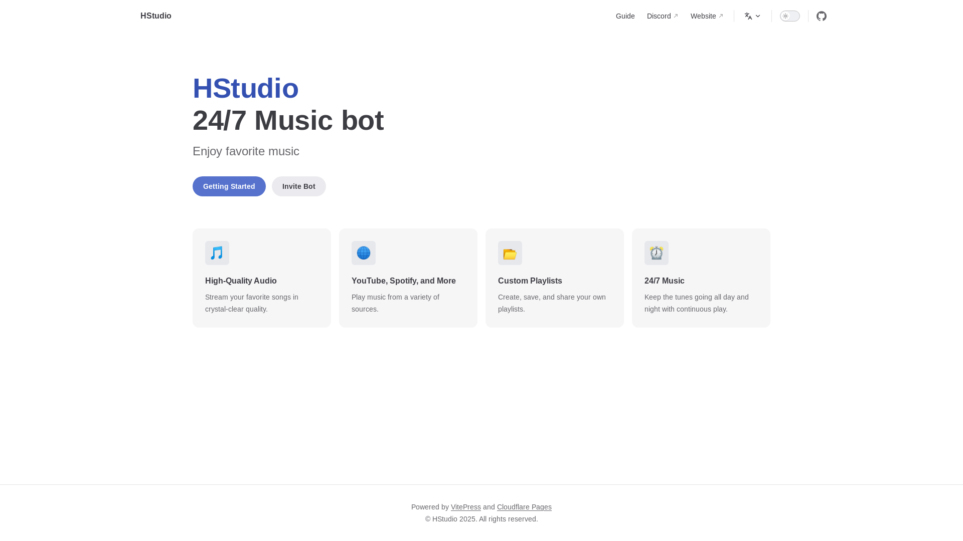 website screenshot of https://hstudio-document.pages.dev/