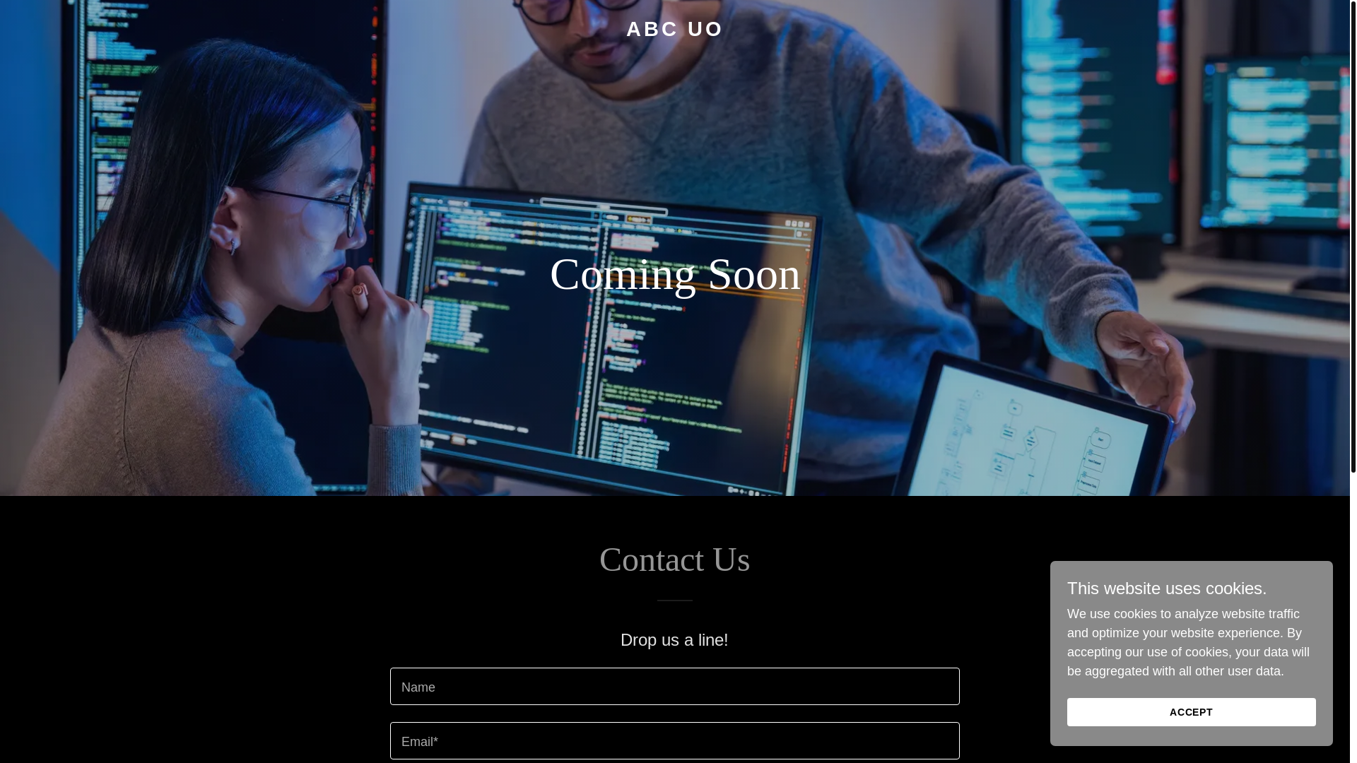 website screenshot of https://abc-uo.com/
