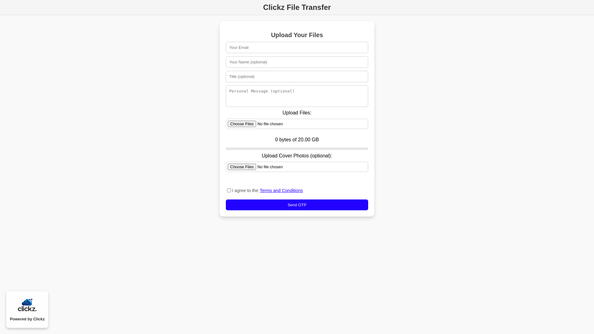 website screenshot of https://clickz.fit/
