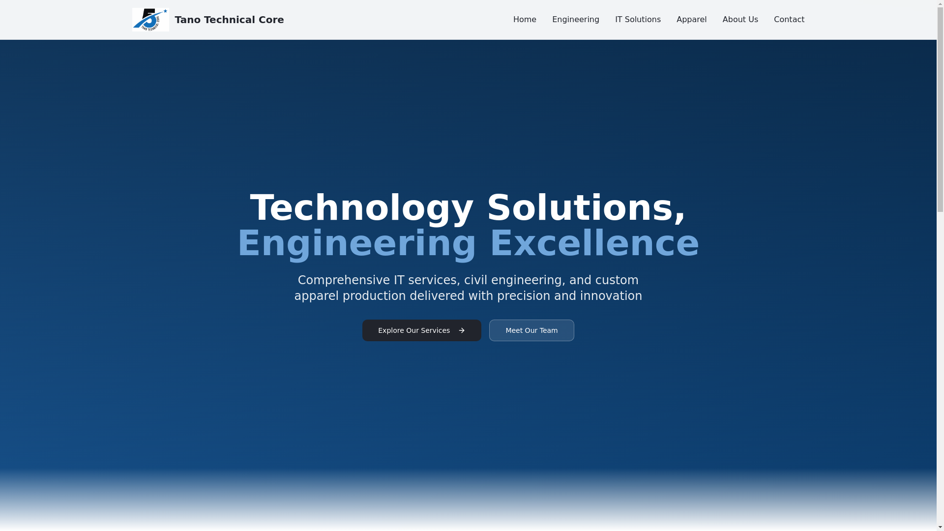 website screenshot of https://tanowebsite1.pages.dev/