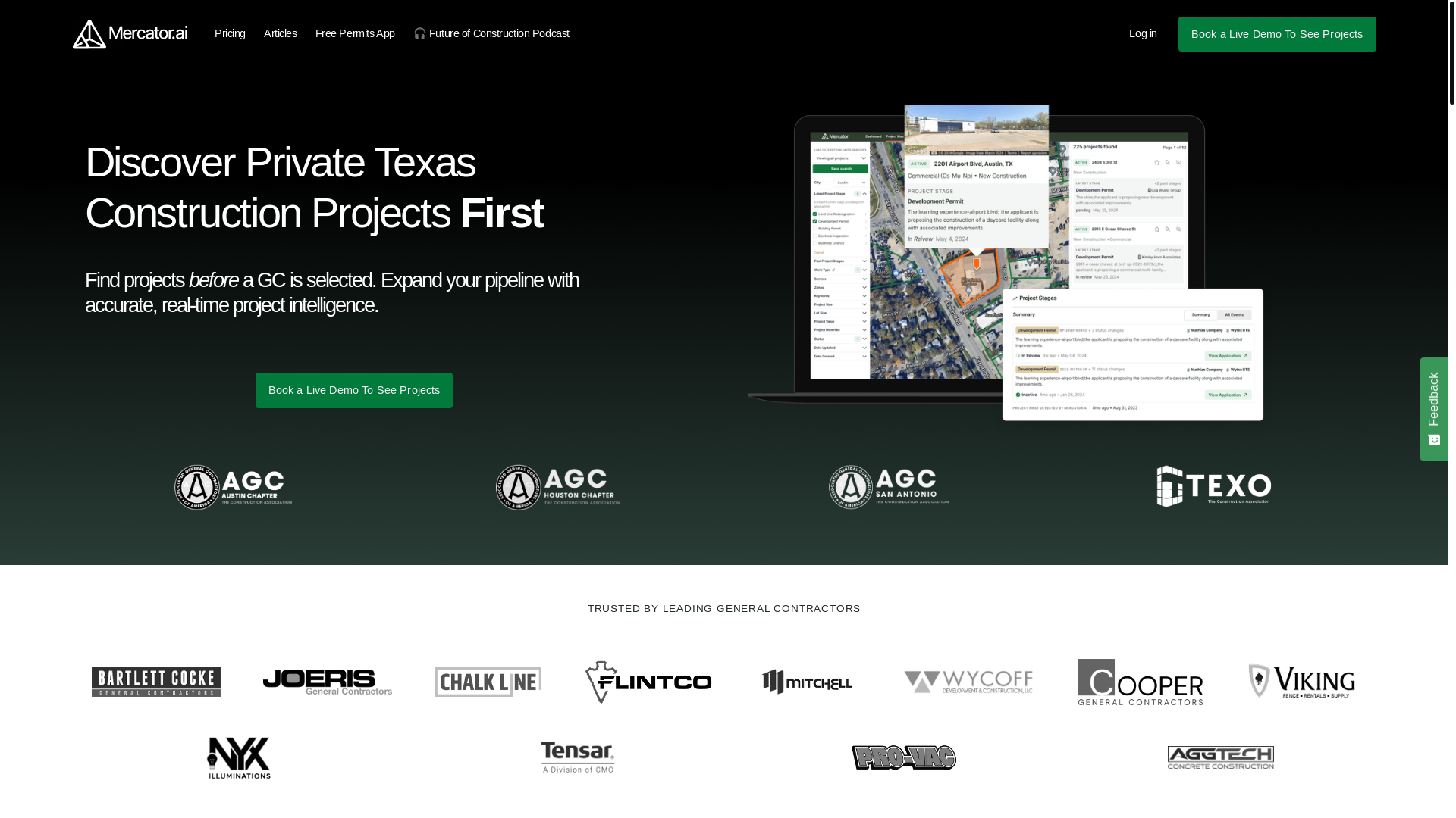 website screenshot of https://usemercator.com/