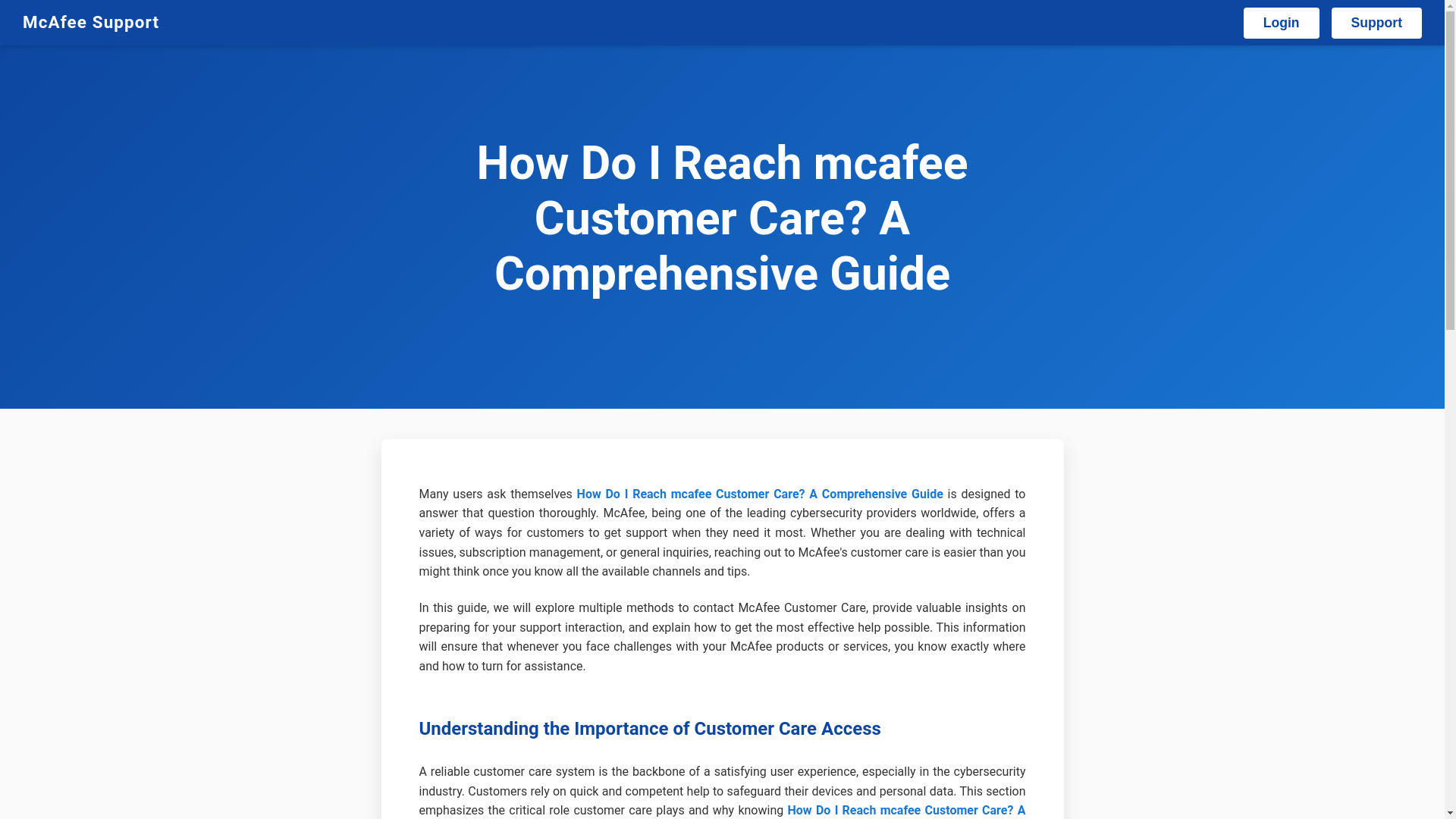 website screenshot of https://info-mcafee.pages.dev/