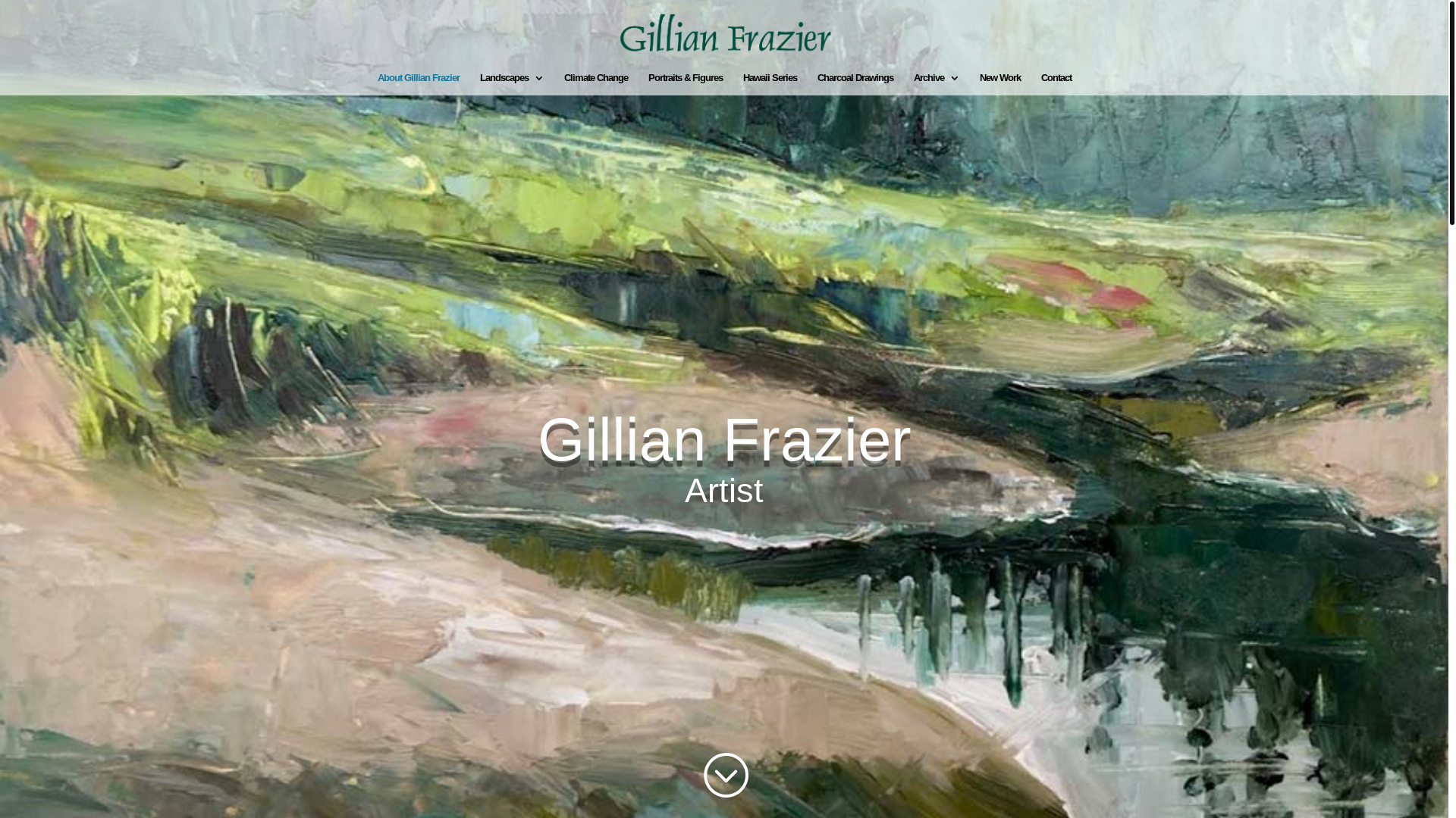 website screenshot of https://gillianfrazierart.com/