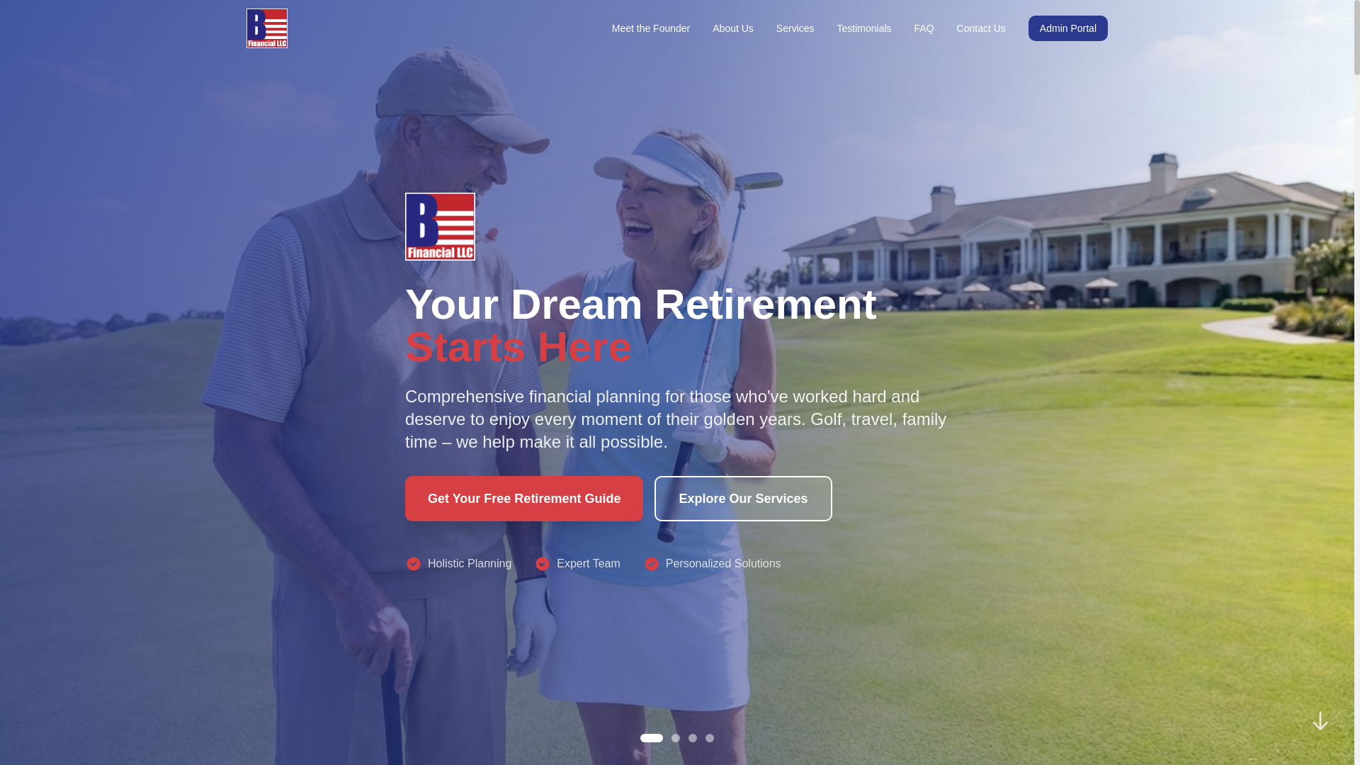 website screenshot of https://bfinanciallysafe.com/