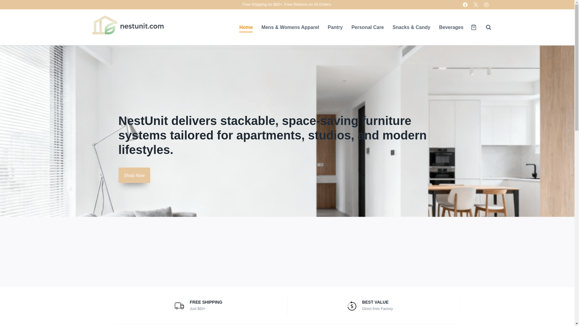 website screenshot of https://nestunit.com/