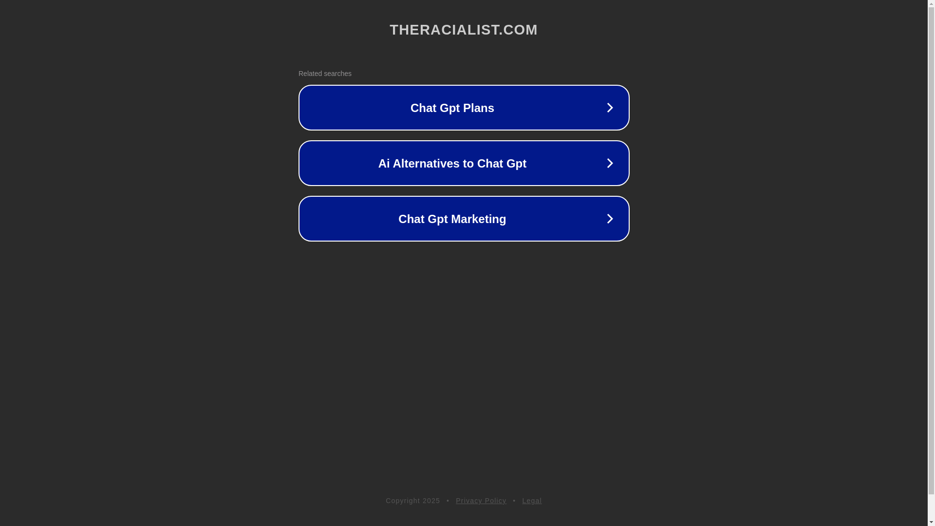 website screenshot of https://theracialist.com/