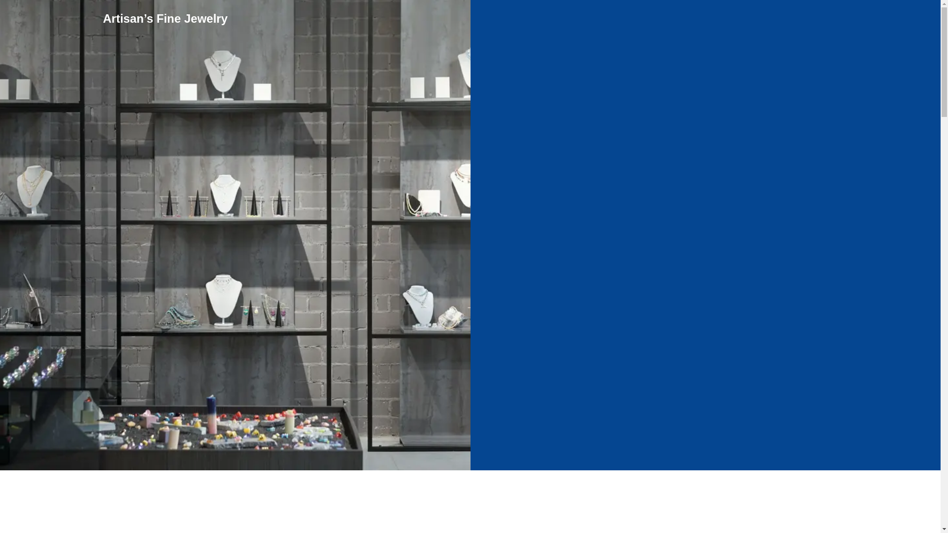 website screenshot of https://artisansfinejewelry.org/