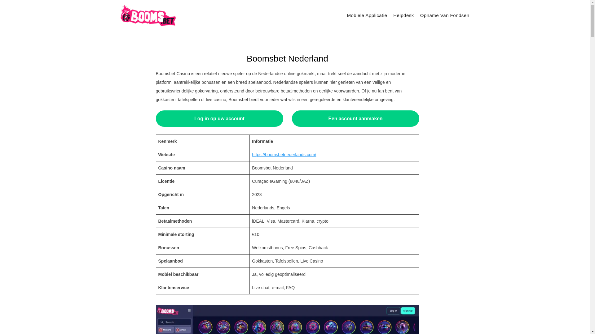 website screenshot of https://boomsbetnederlands.com/