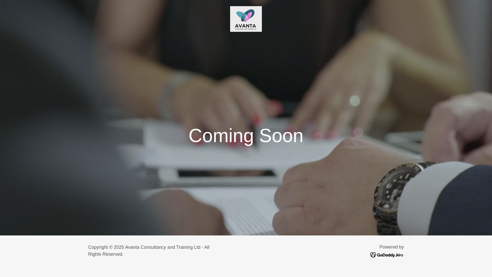 website screenshot of https://avantaconsultancy.co.uk/