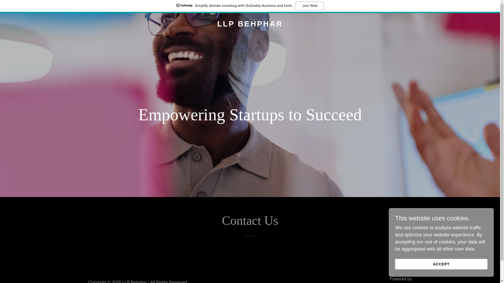 website screenshot of https://llpbehphar.com/