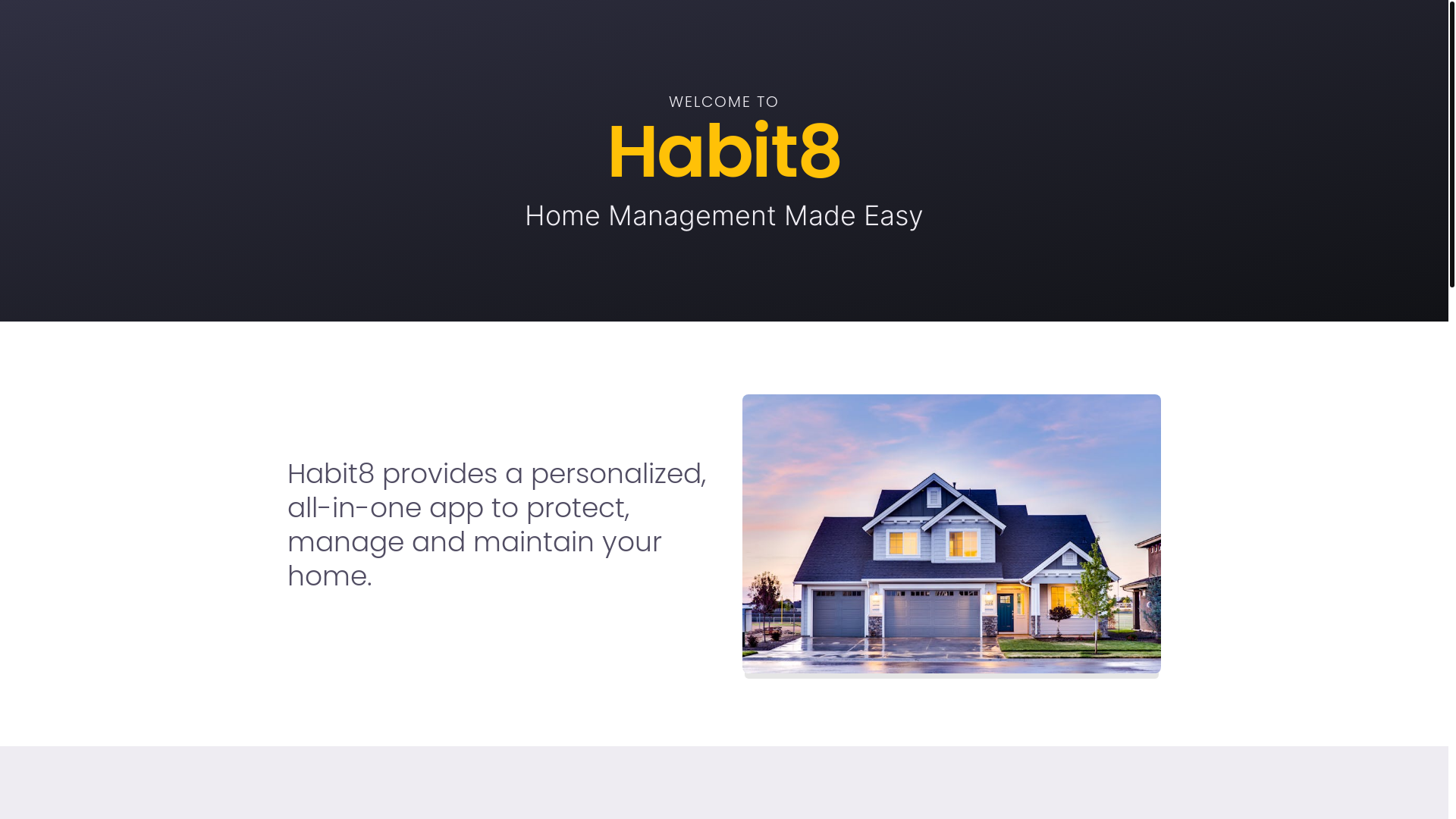 website screenshot of https://habit8-website.pages.dev/