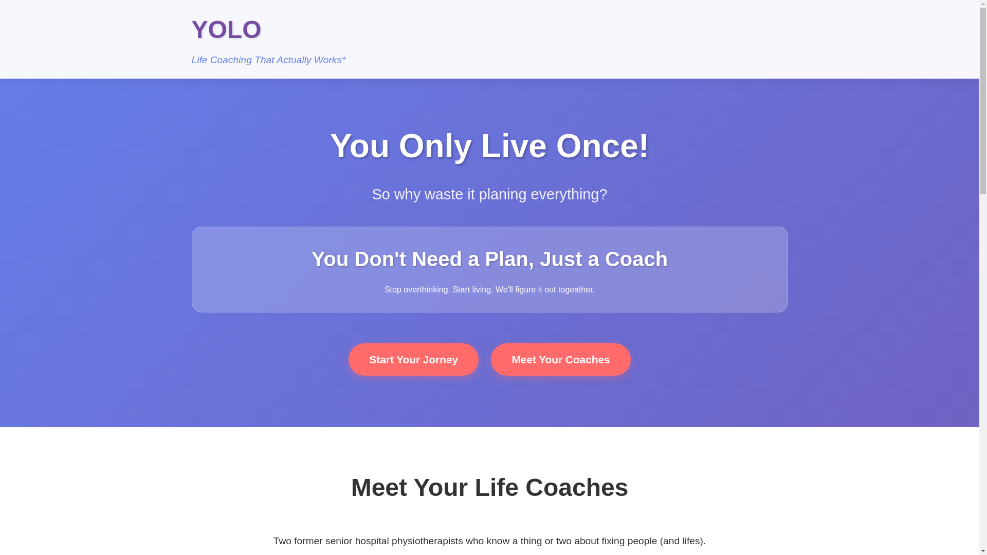 website screenshot of https://yolo-coaching.pages.dev/
