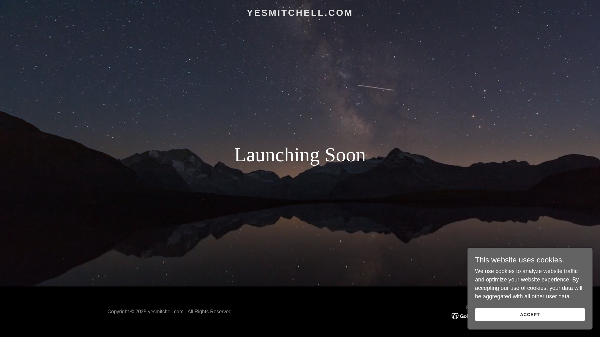 website screenshot of https://yesmitchell.com/