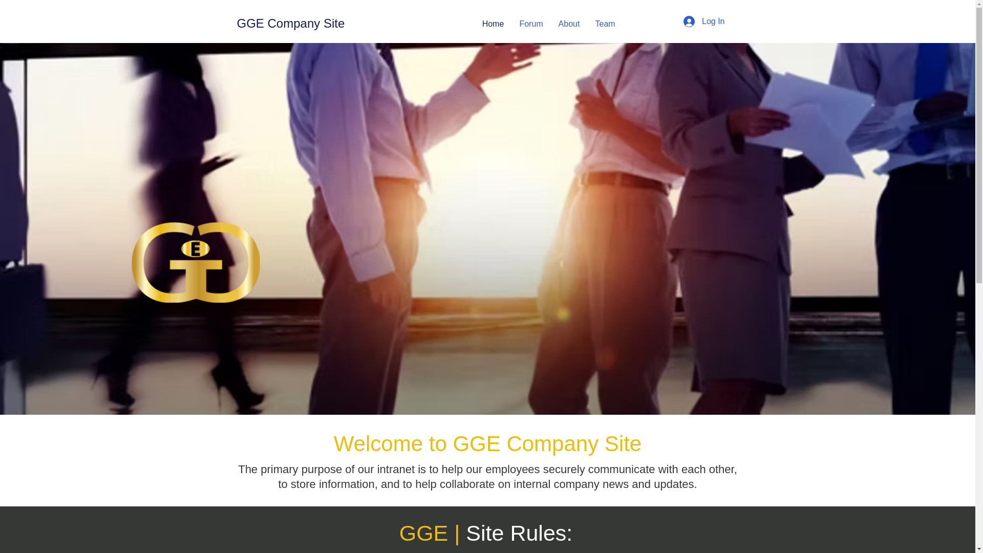website screenshot of https://ggecompanysite.com/