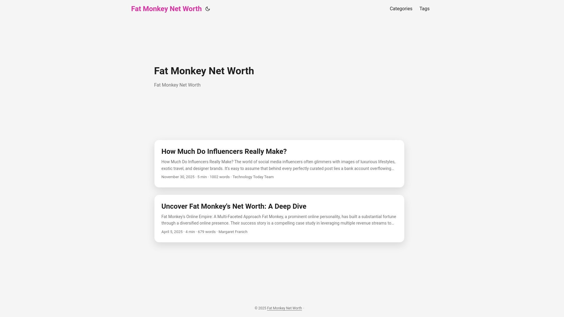website screenshot of https://fat-monkey-net-worth.pages.dev/