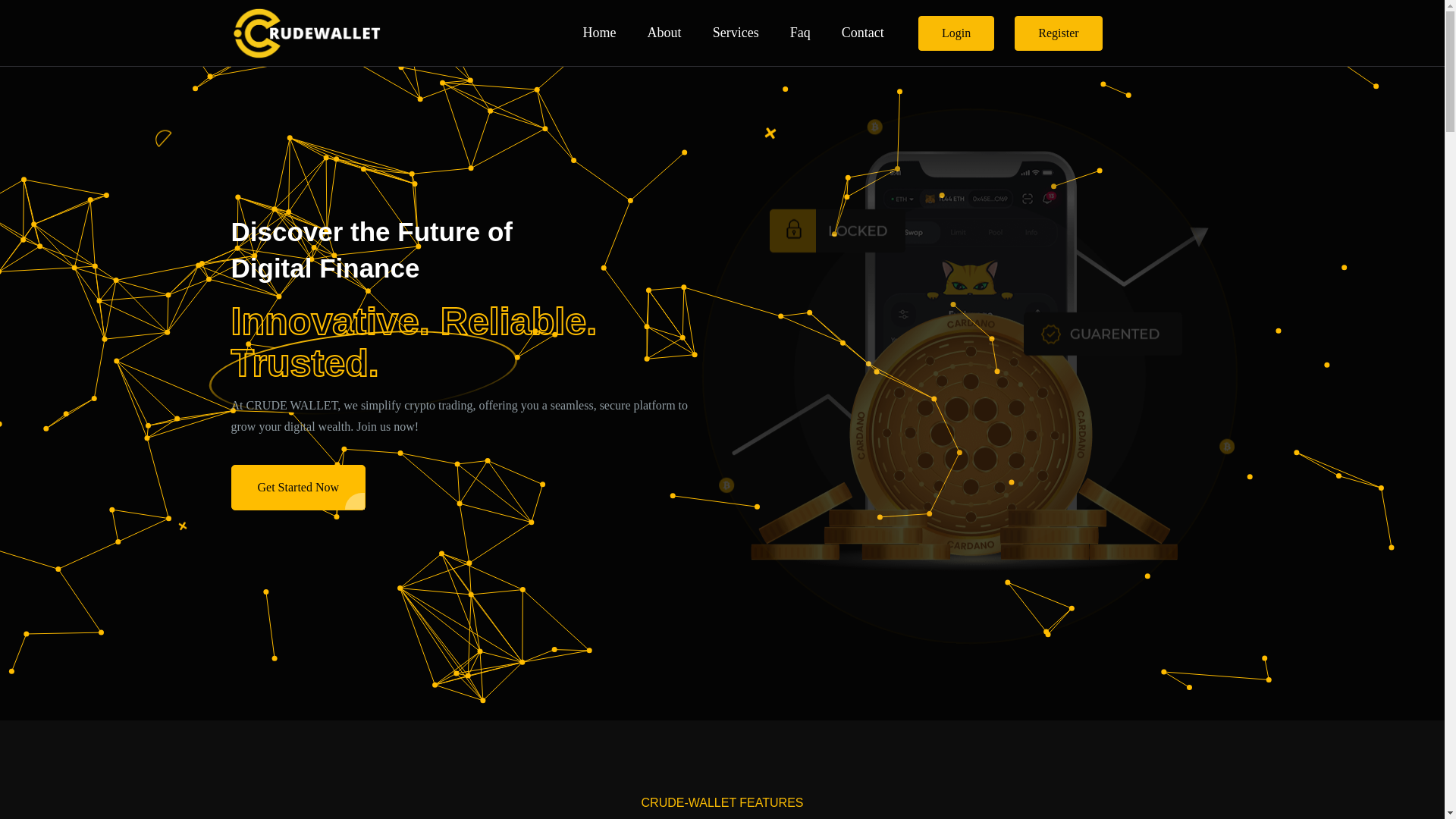 website screenshot of http://crudewallet.online