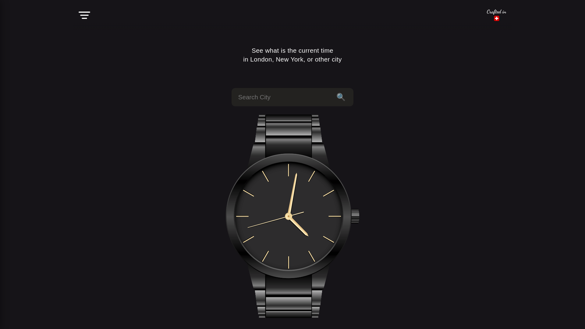 website screenshot of https://crafted-in-swiss.pages.dev/