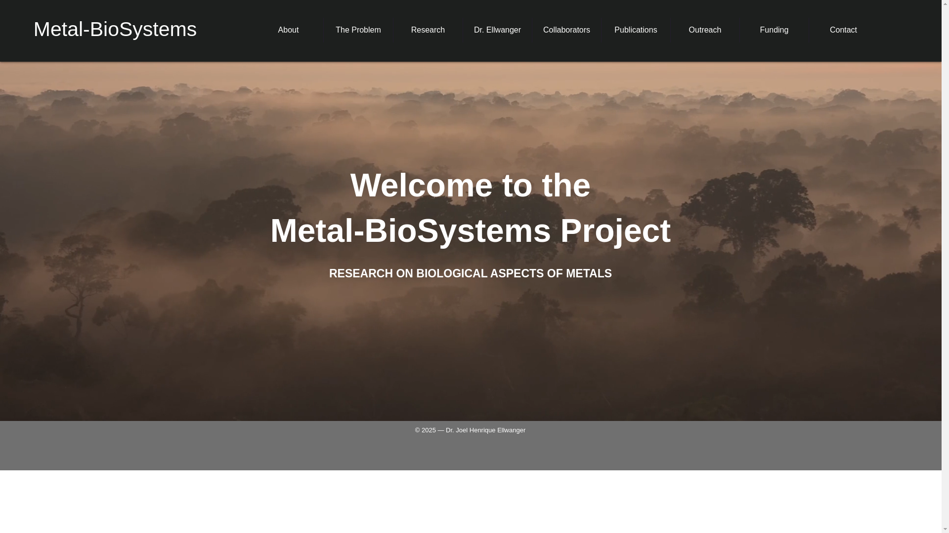 website screenshot of https://metalbiosystems.com/