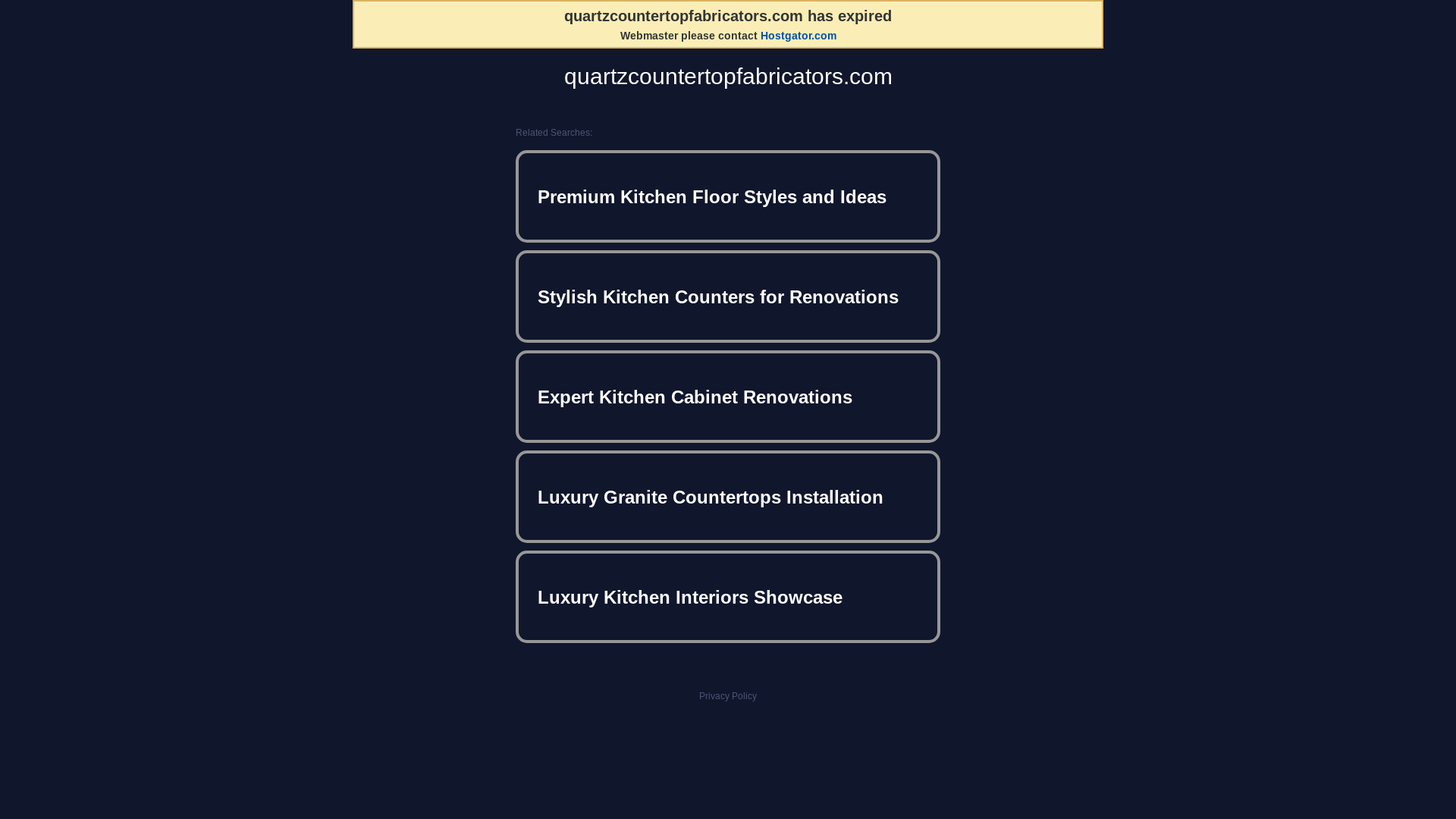 website screenshot of https://quartzcountertopfabricators.com/