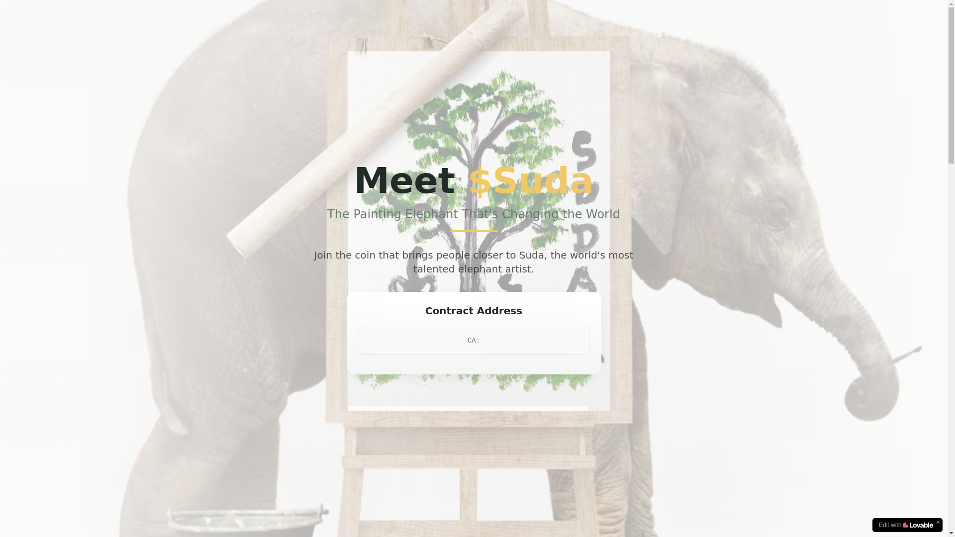 website screenshot of https://sudaonsol.xyz/
