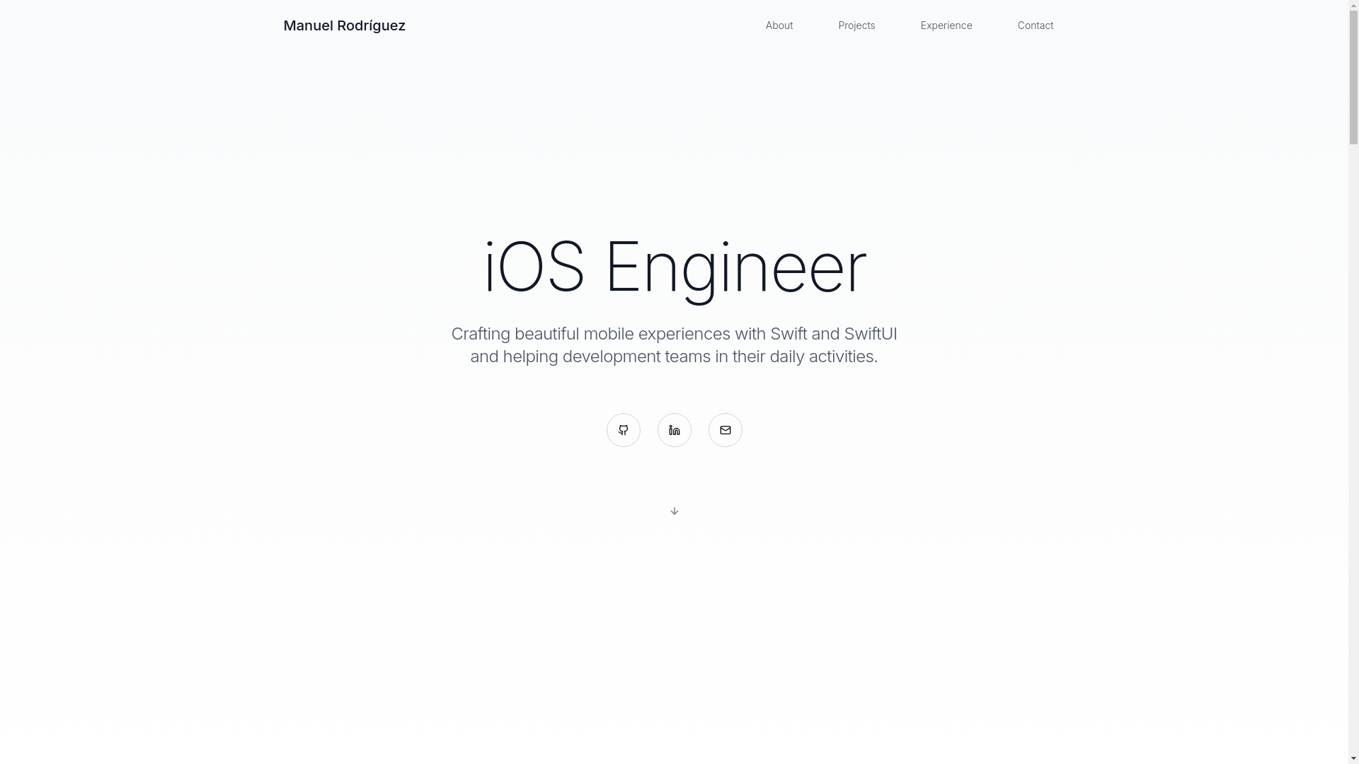 website screenshot of https://manurodriguez.dev/