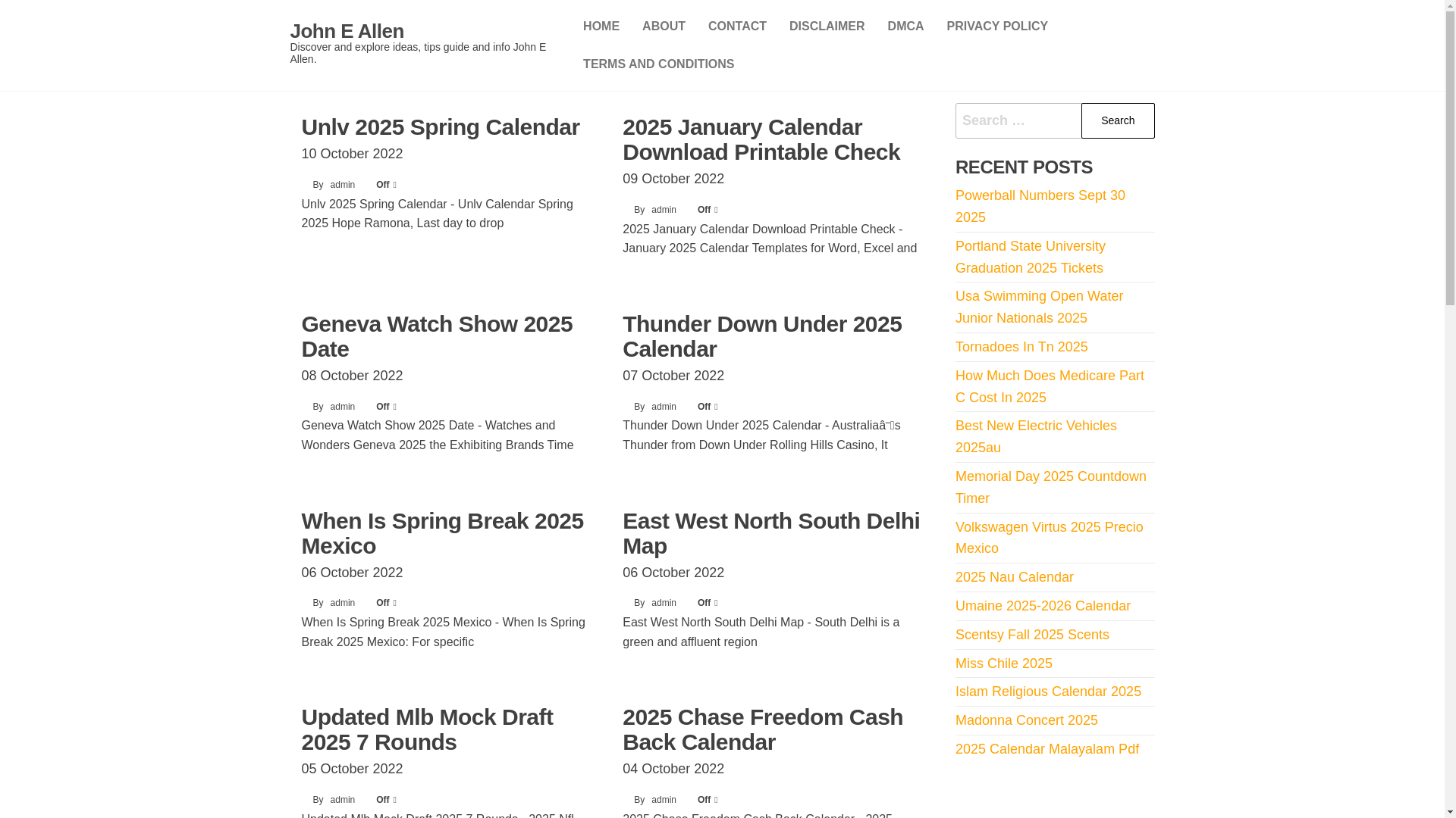 website screenshot of https://johneallend.pages.dev/