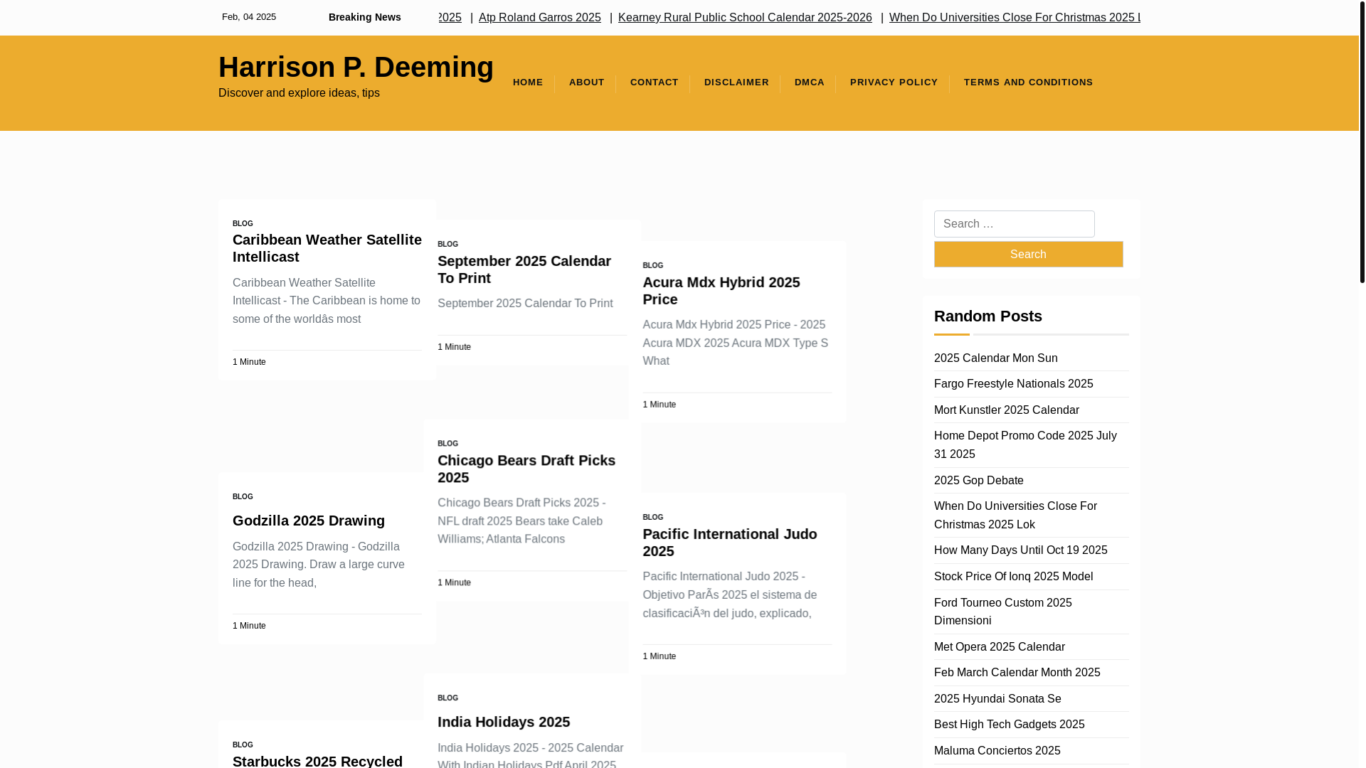 website screenshot of https://harrisonpdeeming.pages.dev/
