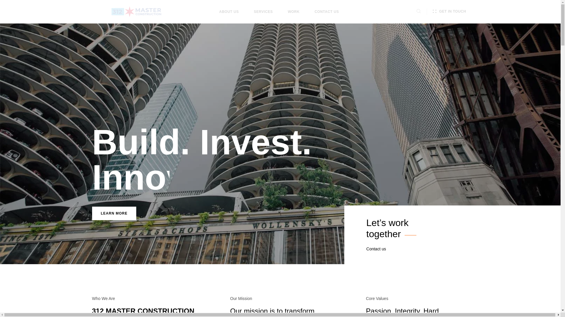 website screenshot of https://312master-group.com/