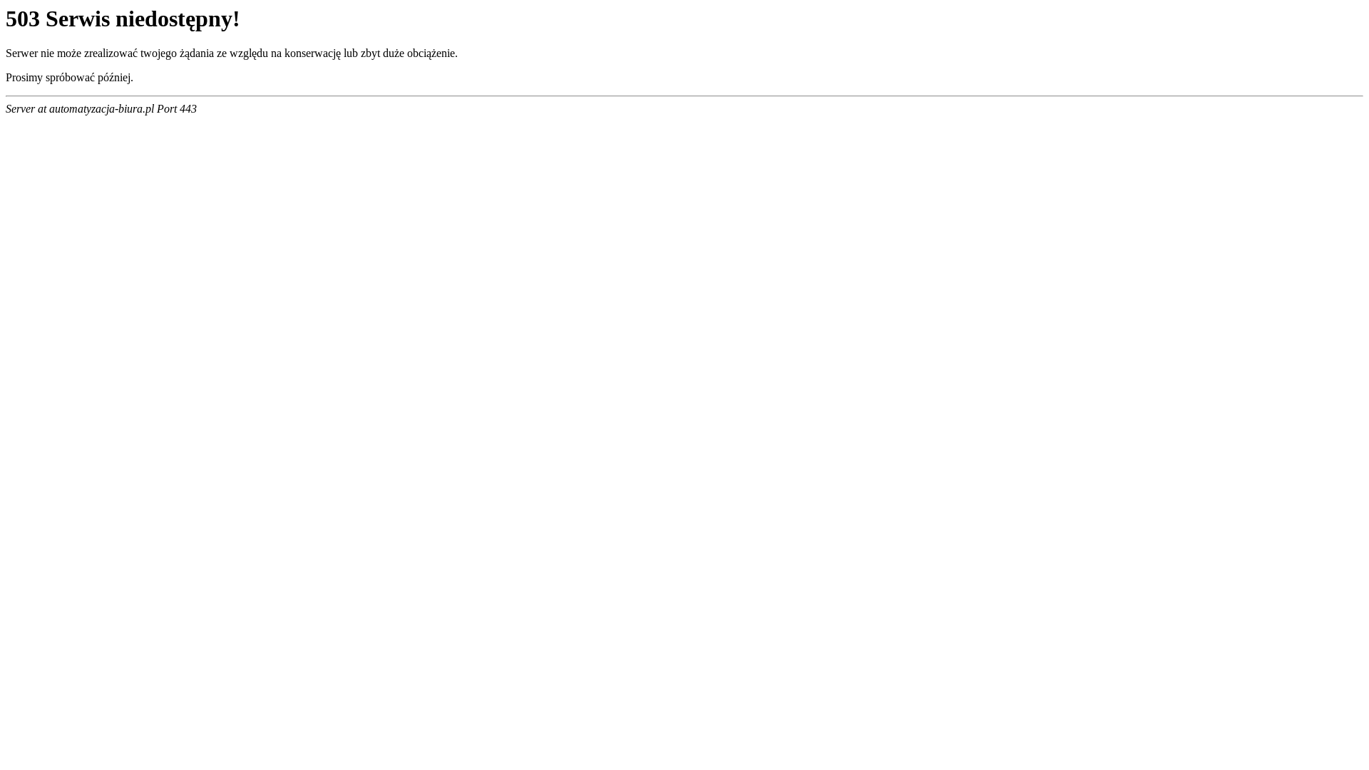 website screenshot of https://automatyzacja-biura.pl/