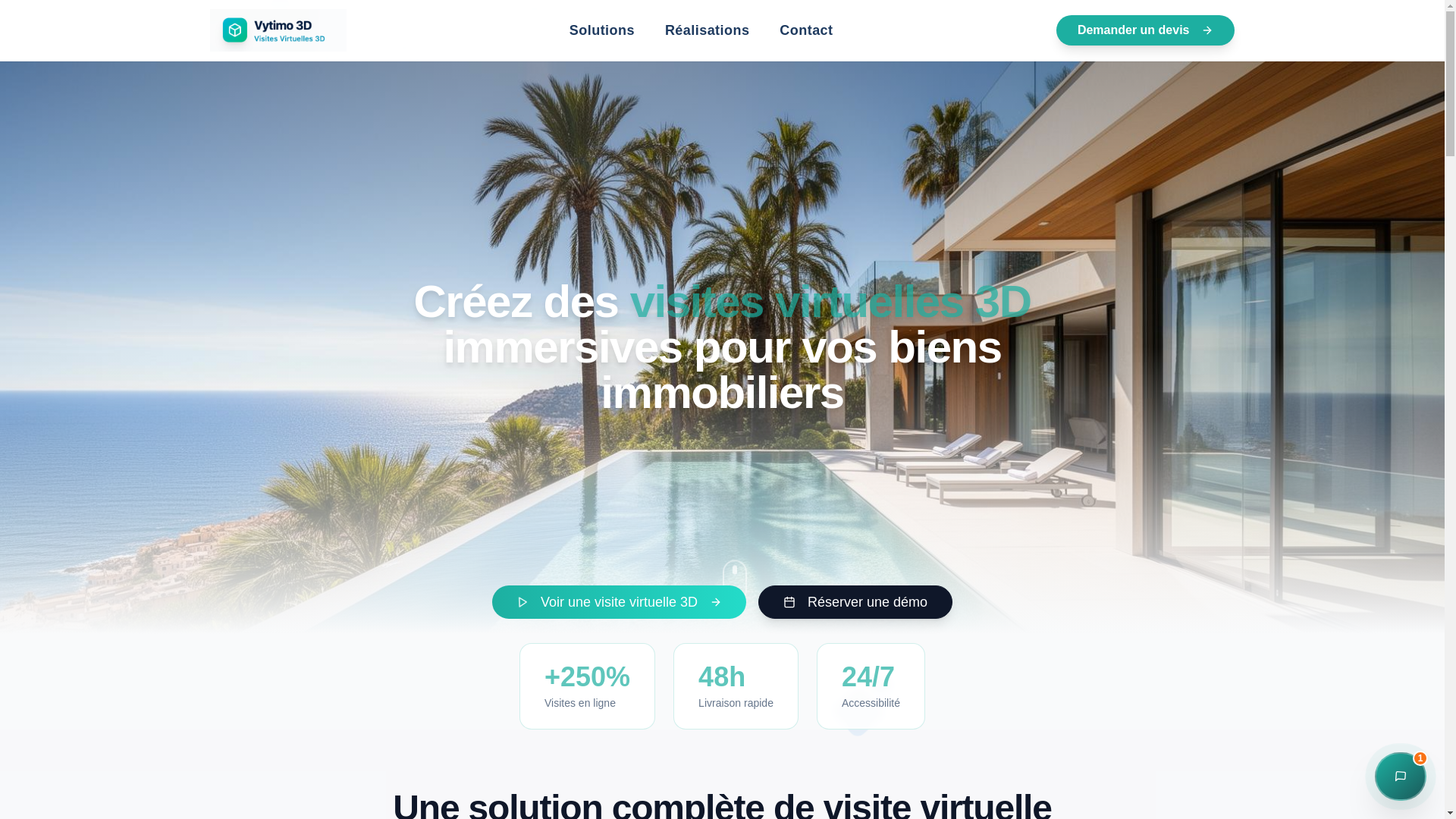 website screenshot of https://vytimomedia.com/