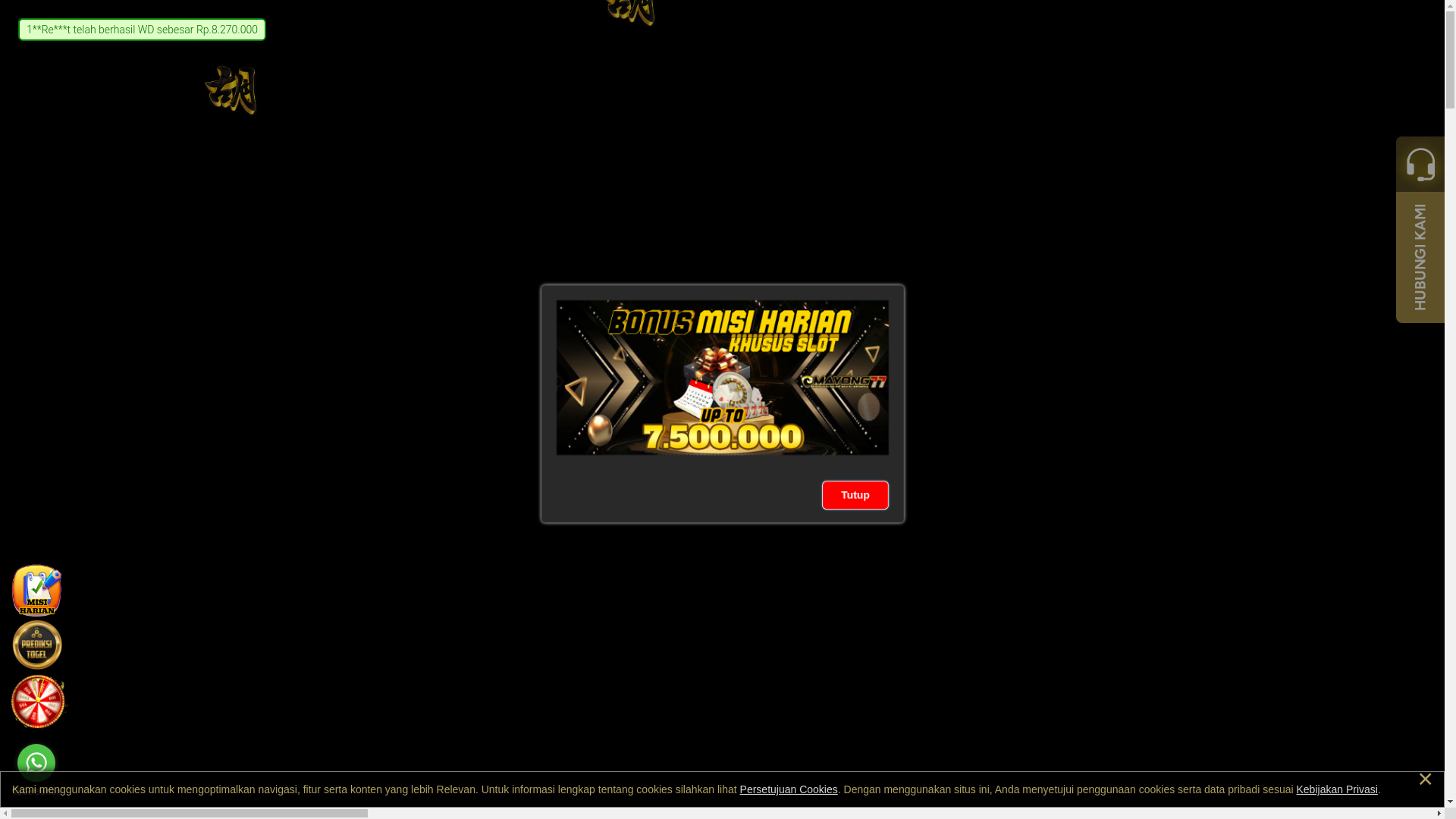 website screenshot of https://mayong77vip.buzz/