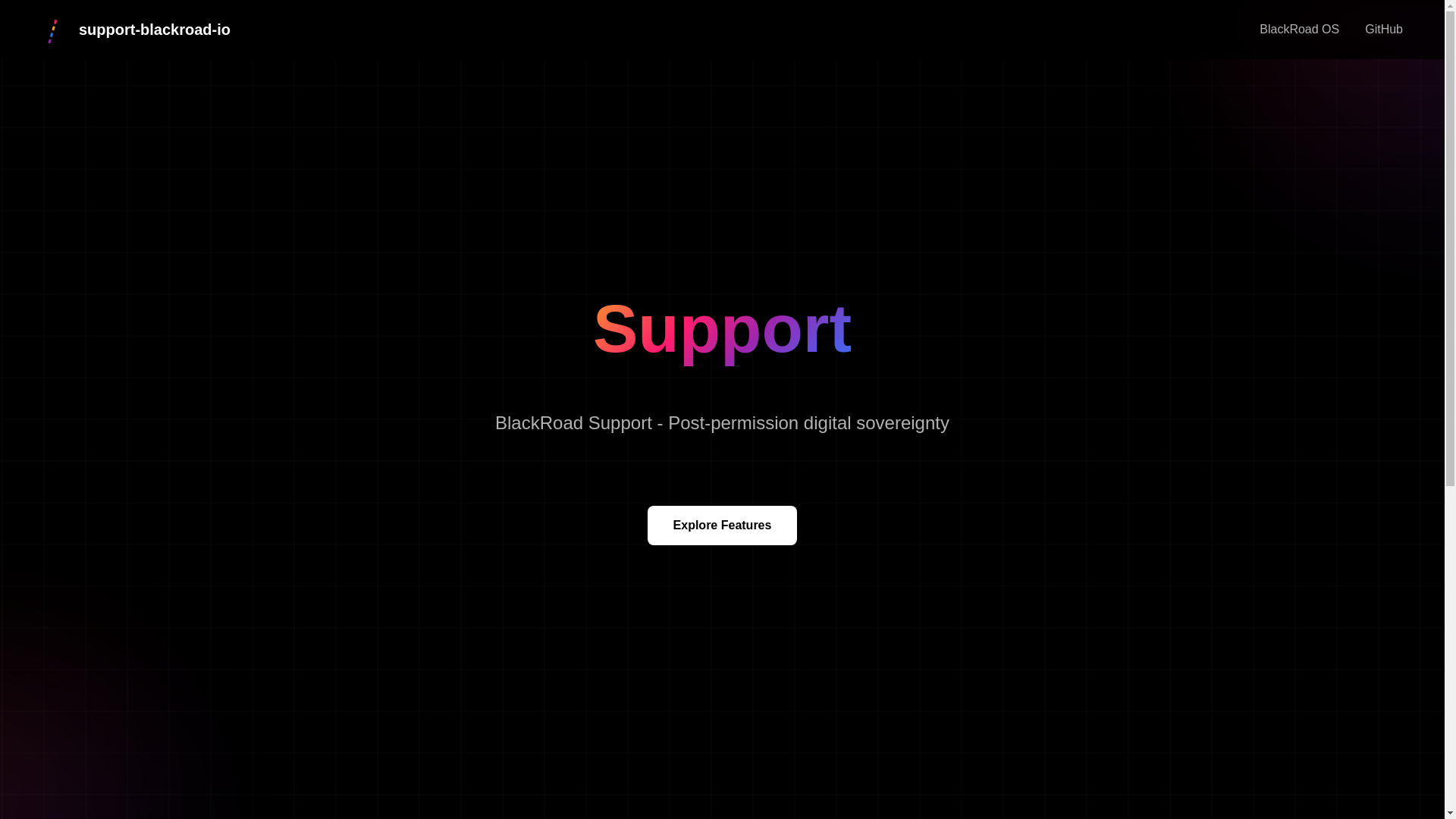 website screenshot of https://support-blackroad-io.pages.dev/