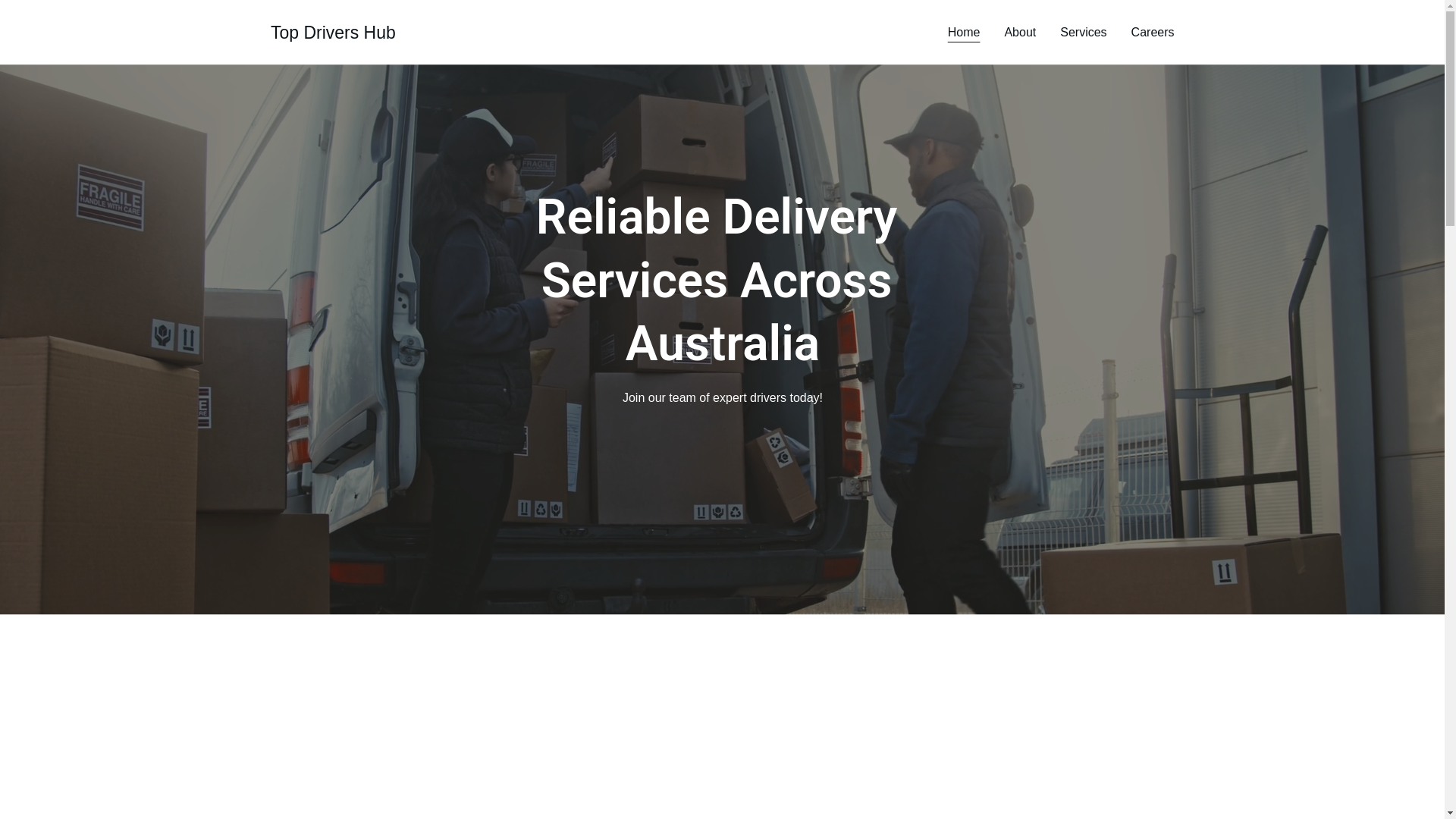 website screenshot of https://topdrivershub.com/
