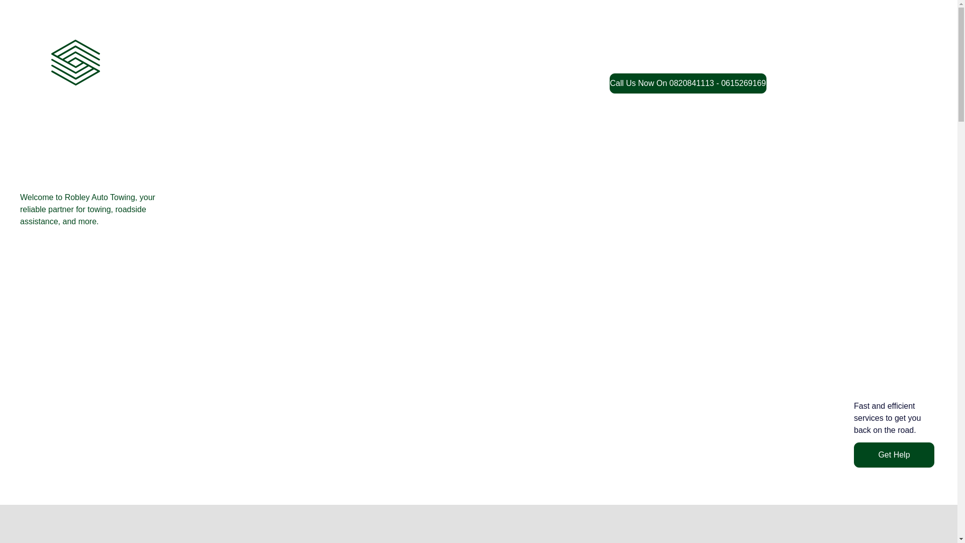 website screenshot of https://robleyautotowing.co.za/