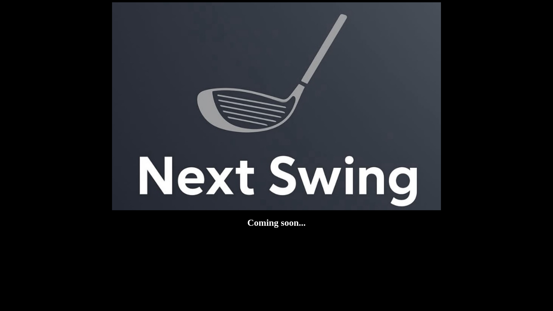 website screenshot of https://nextswing.no/