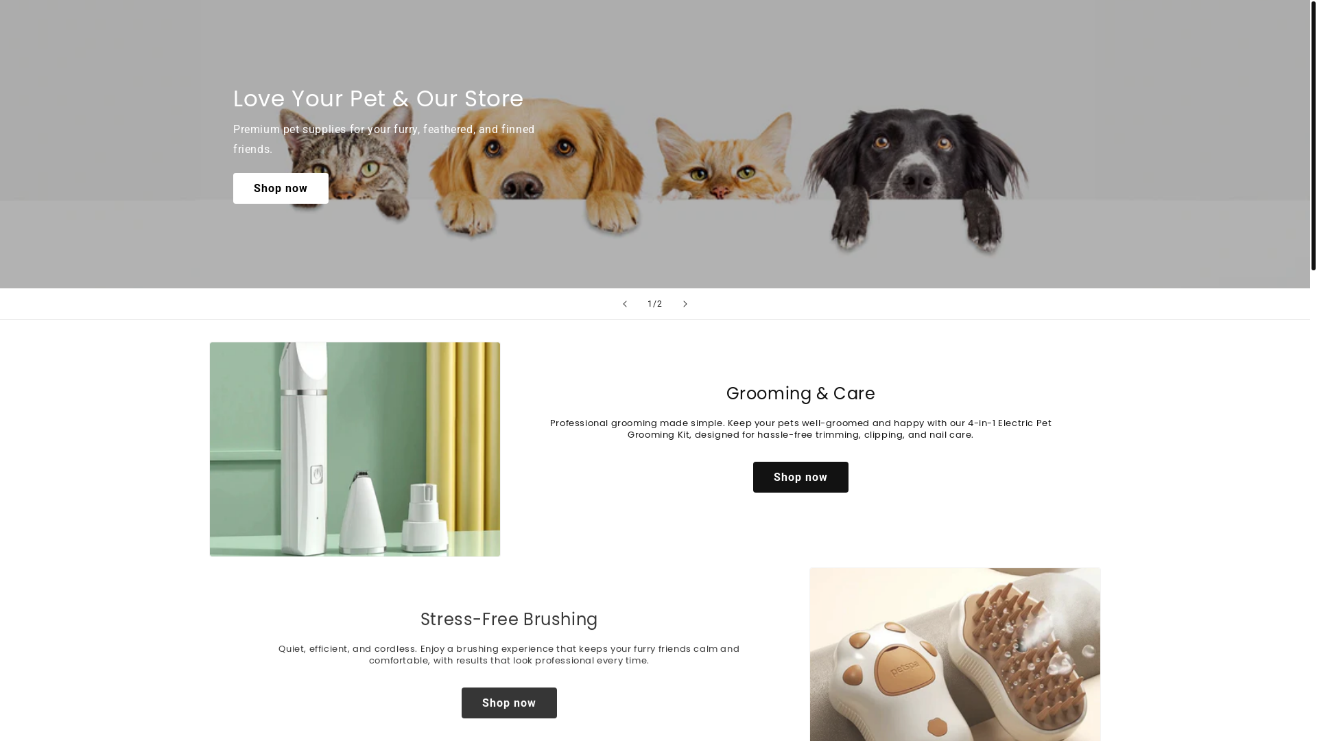 website screenshot of https://he-doesnt-seeme.store/