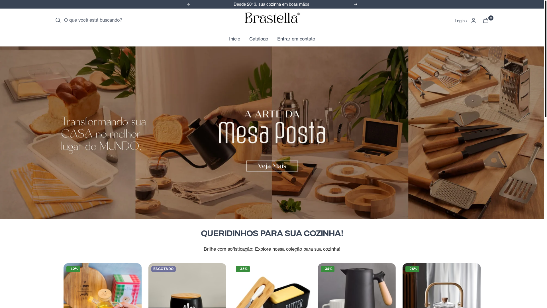 website screenshot of https://lojabrastella.com/