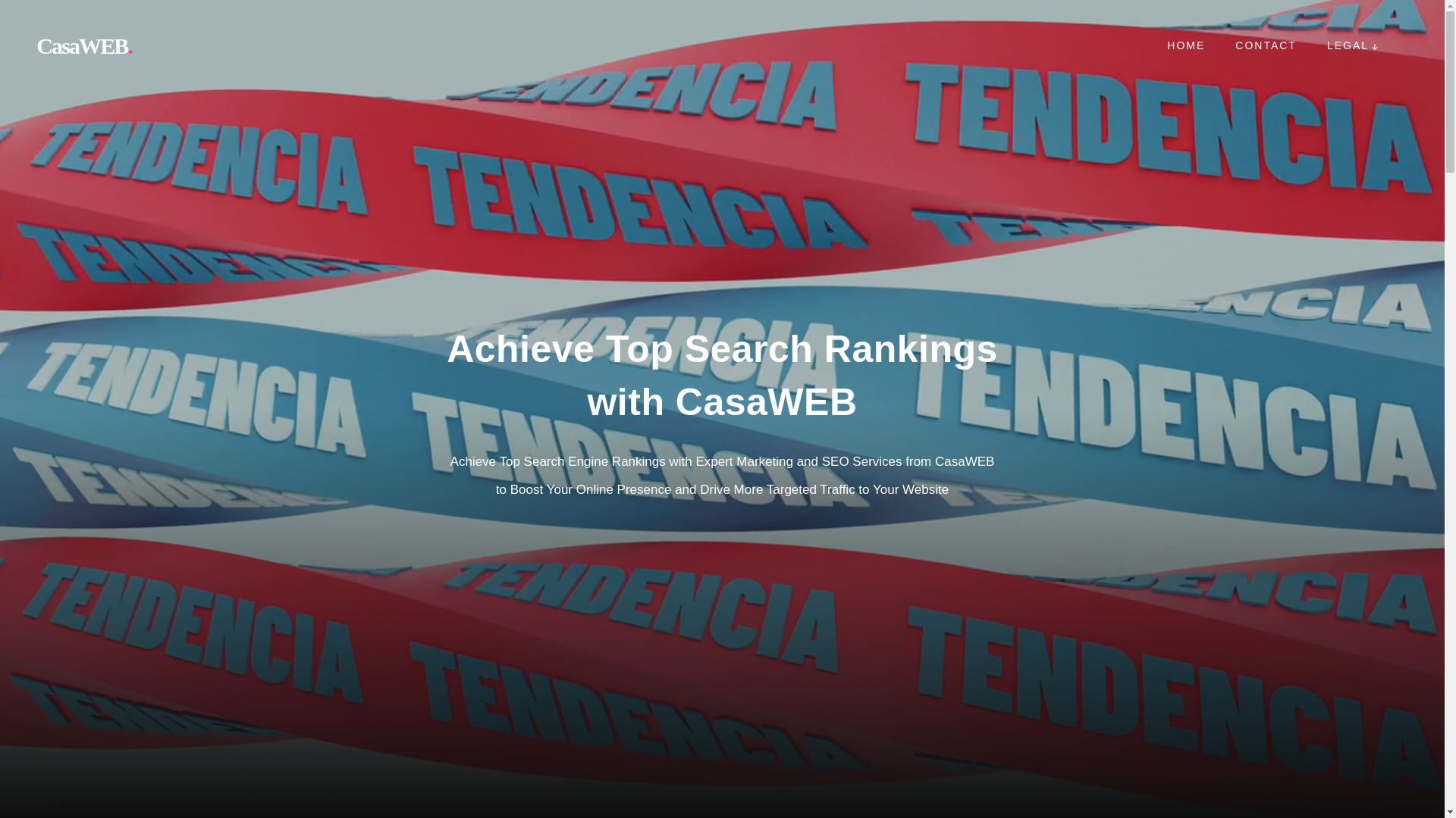 website screenshot of https://casawebltd.com/