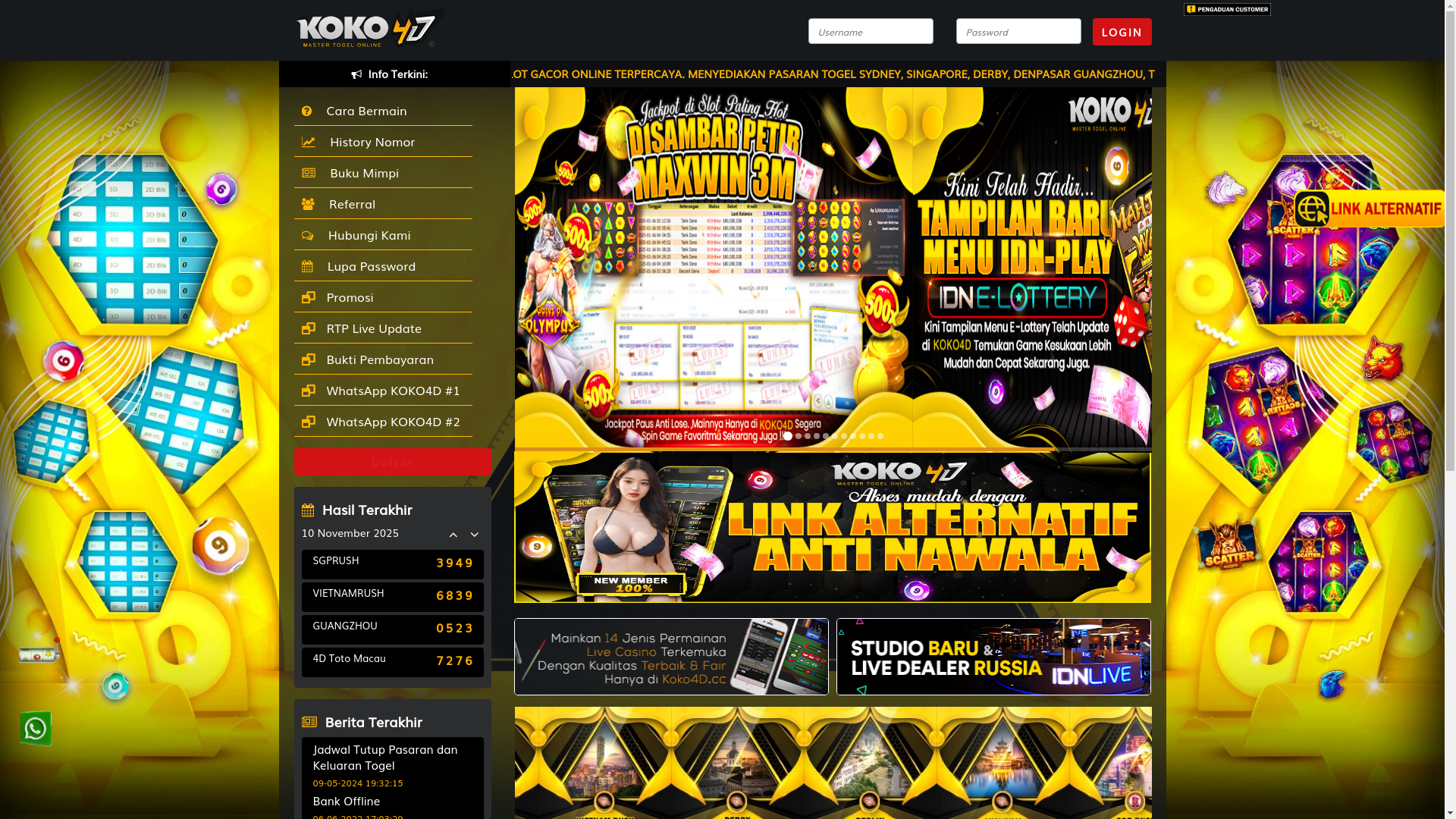 website screenshot of https://koko4dhaus.site/