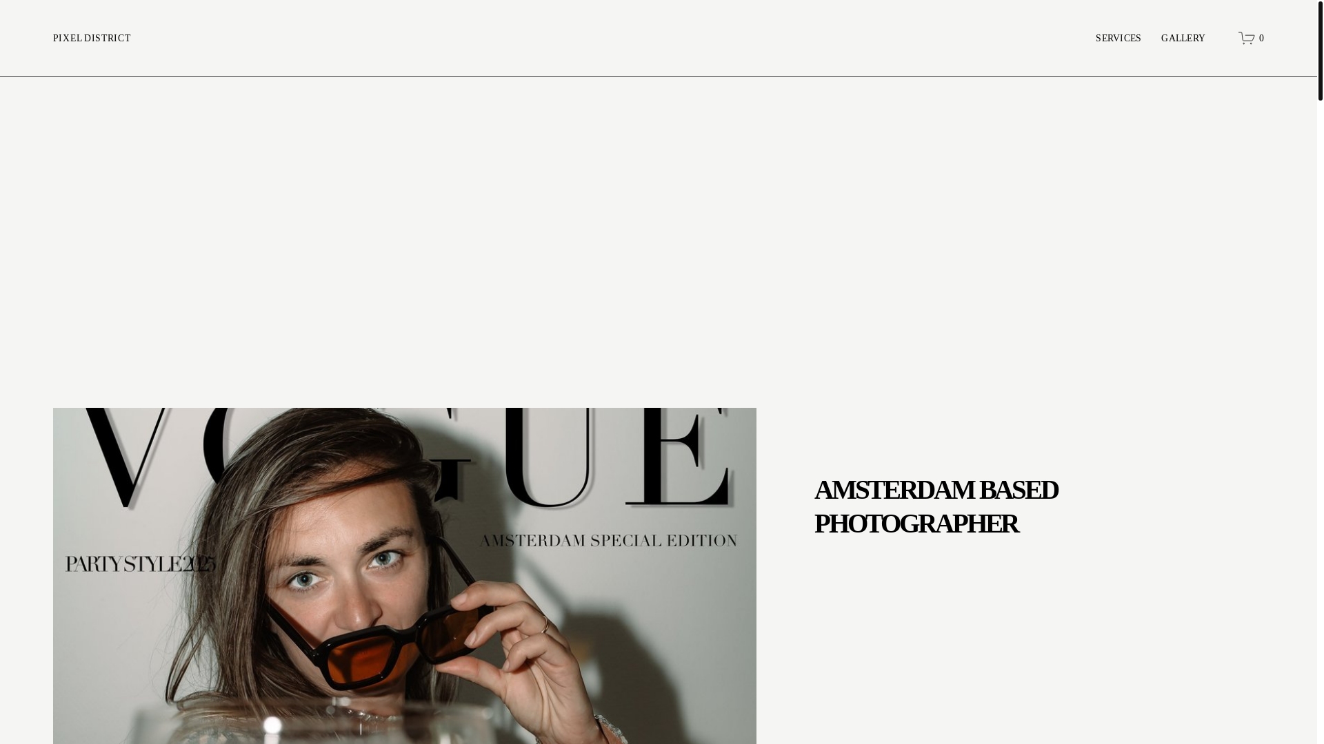 website screenshot of https://pixeldistrict.nl/