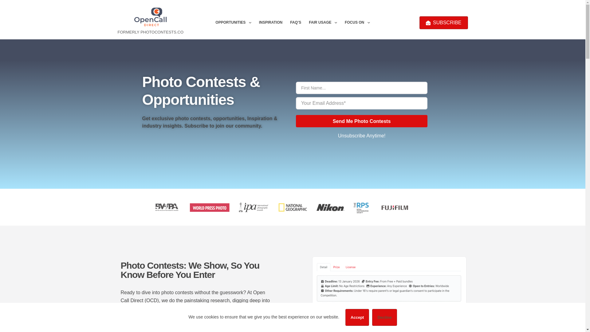 website screenshot of https://opencallsdirect.com/
