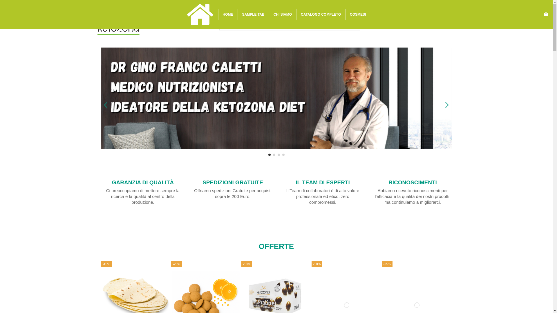 website screenshot of https://ketozona.com/
