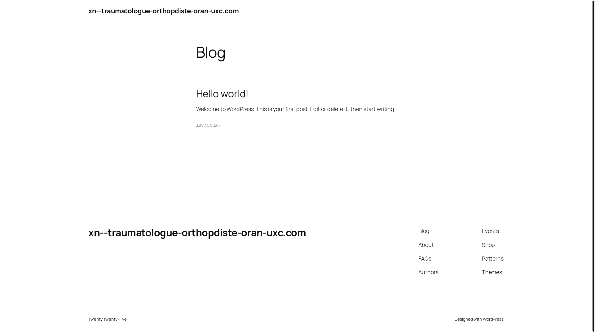 website screenshot of https://xn--traumatologue-orthopdiste-oran-uxc.com/
