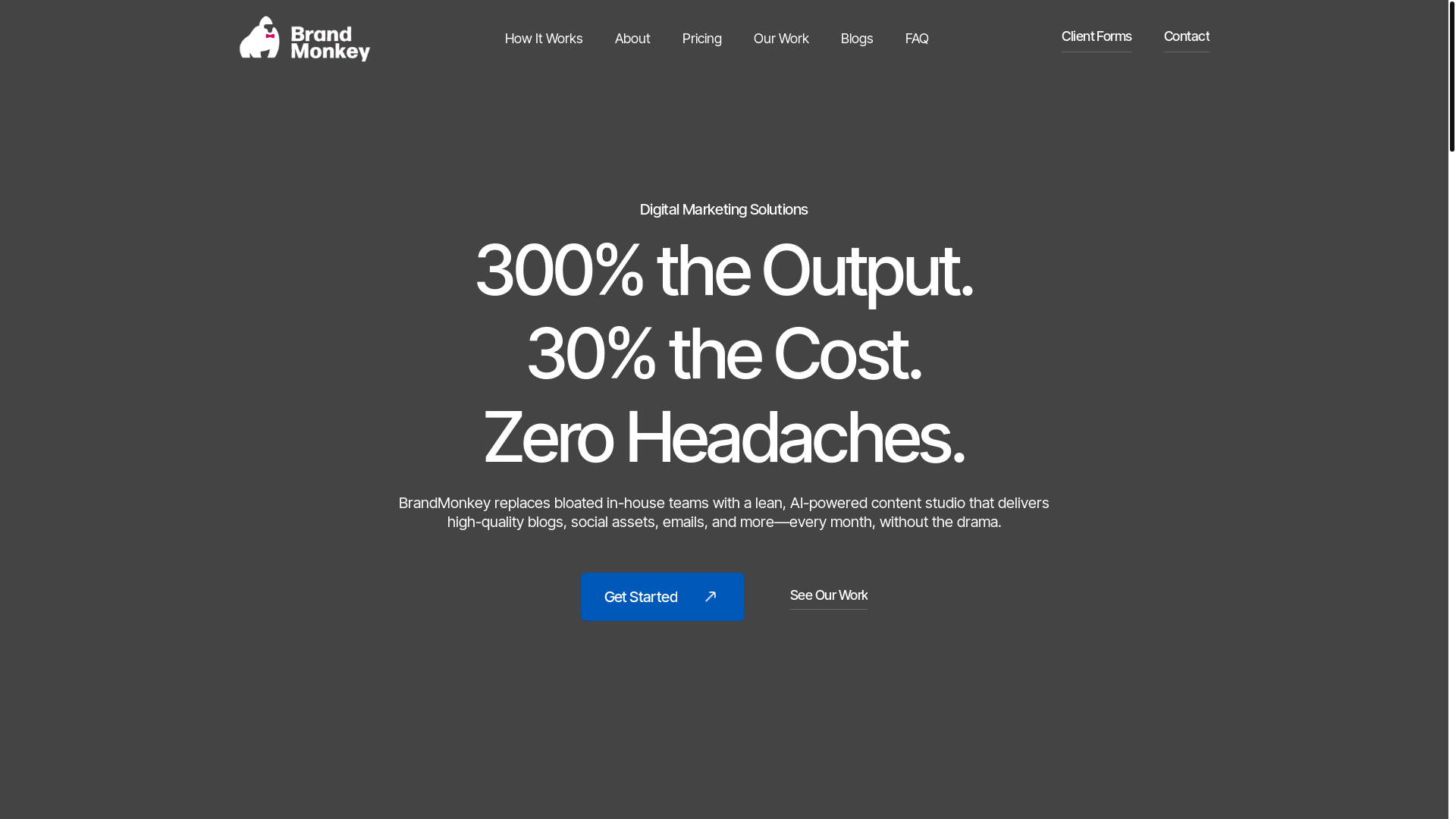 website screenshot of https://joinbrandmonkey.com/