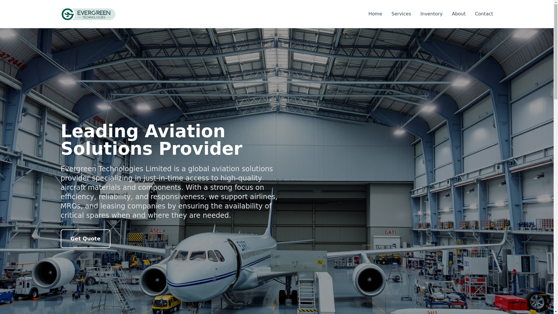 website screenshot of https://evergreen-tech.com.cn/