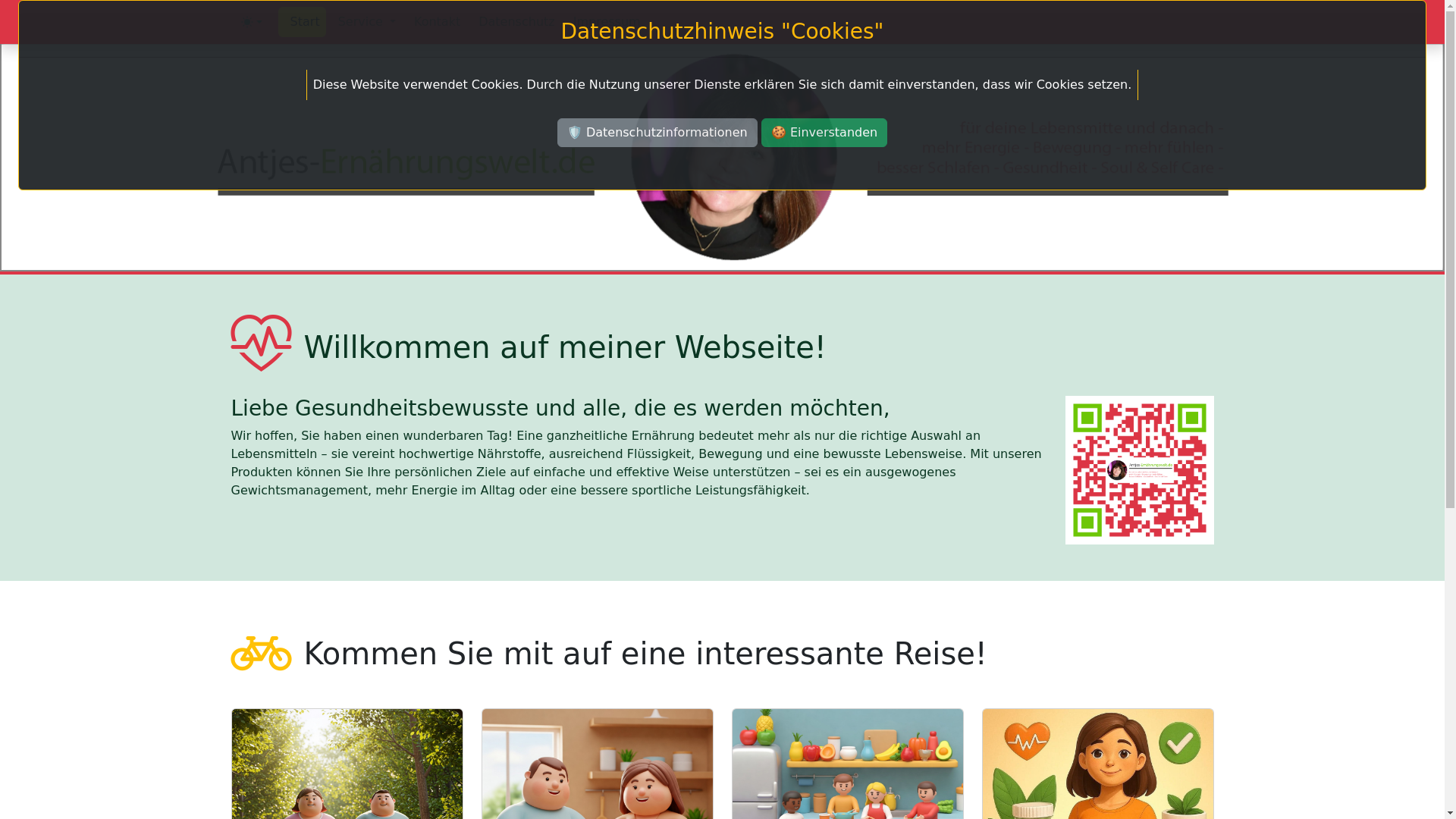 website screenshot of https://xn--antjes-ernhrungswelt-kzb.de/