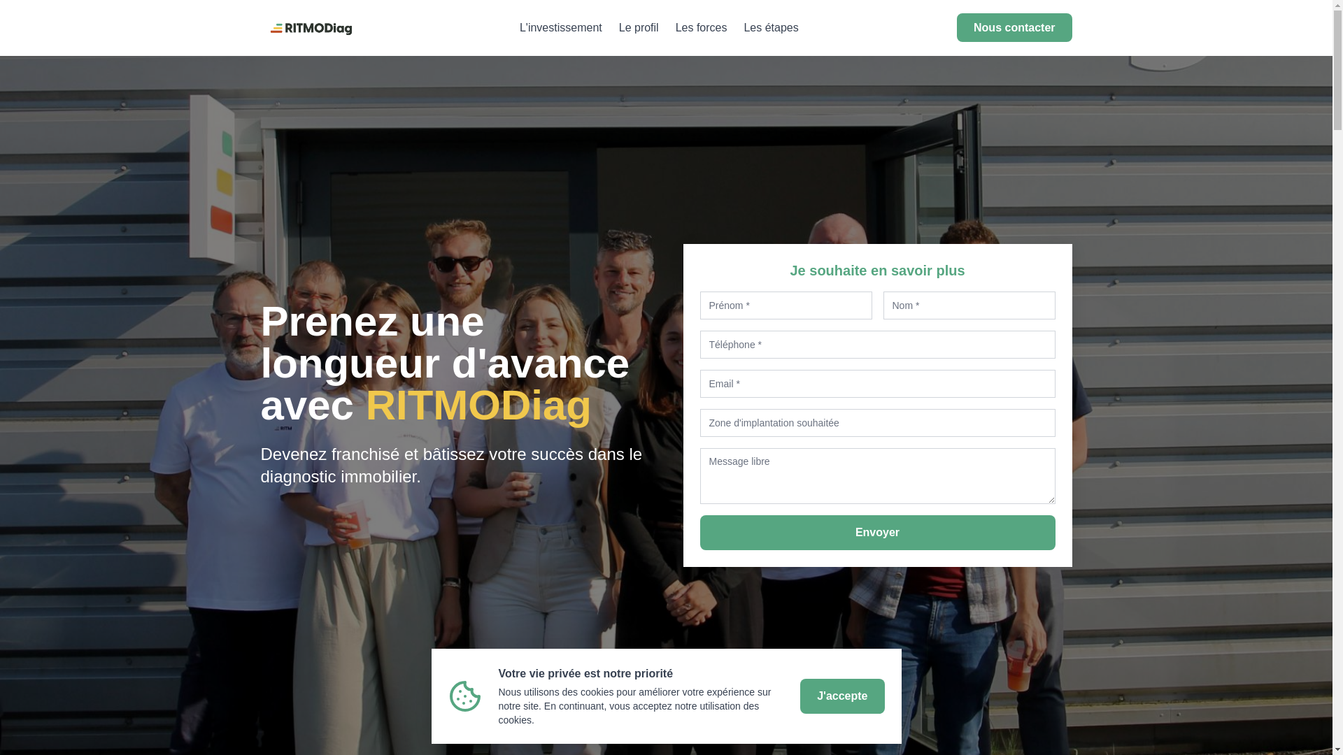 website screenshot of https://franchises-ritmodiag.com/