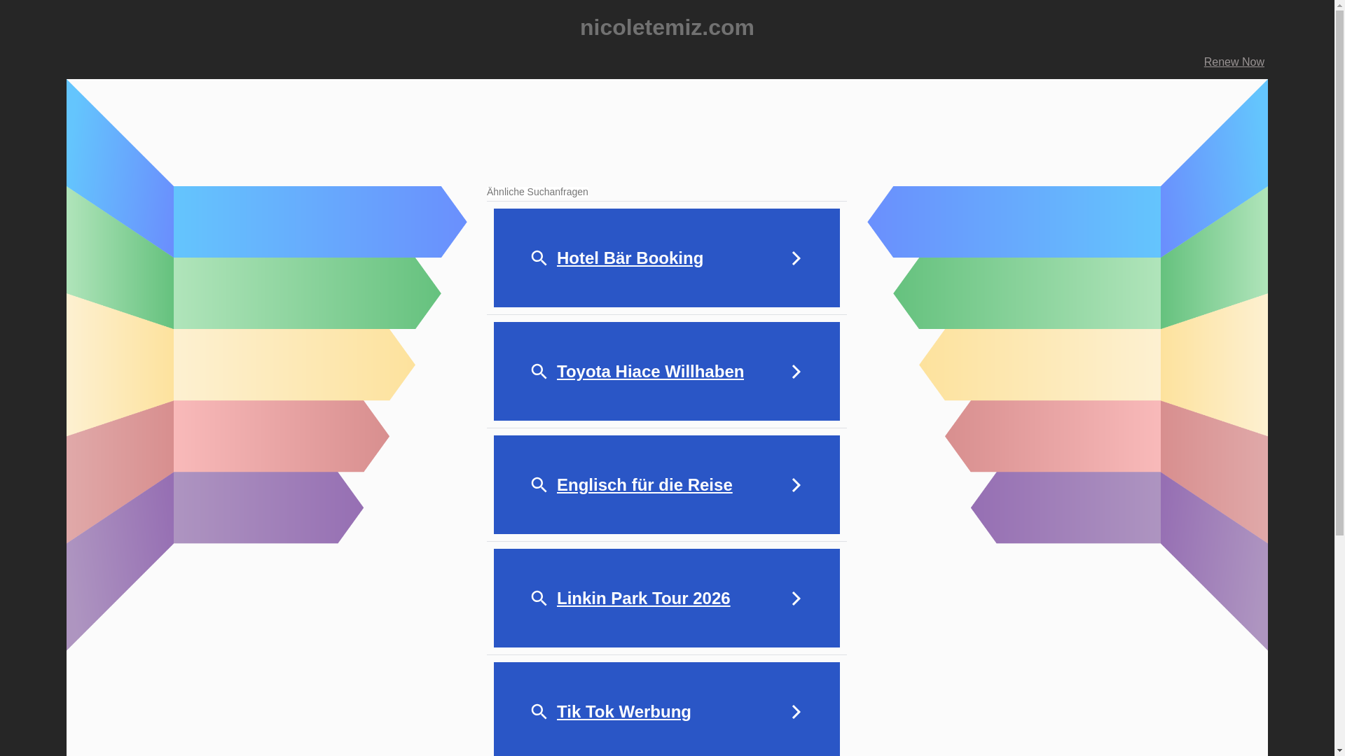 website screenshot of https://nicoletemiz.com/