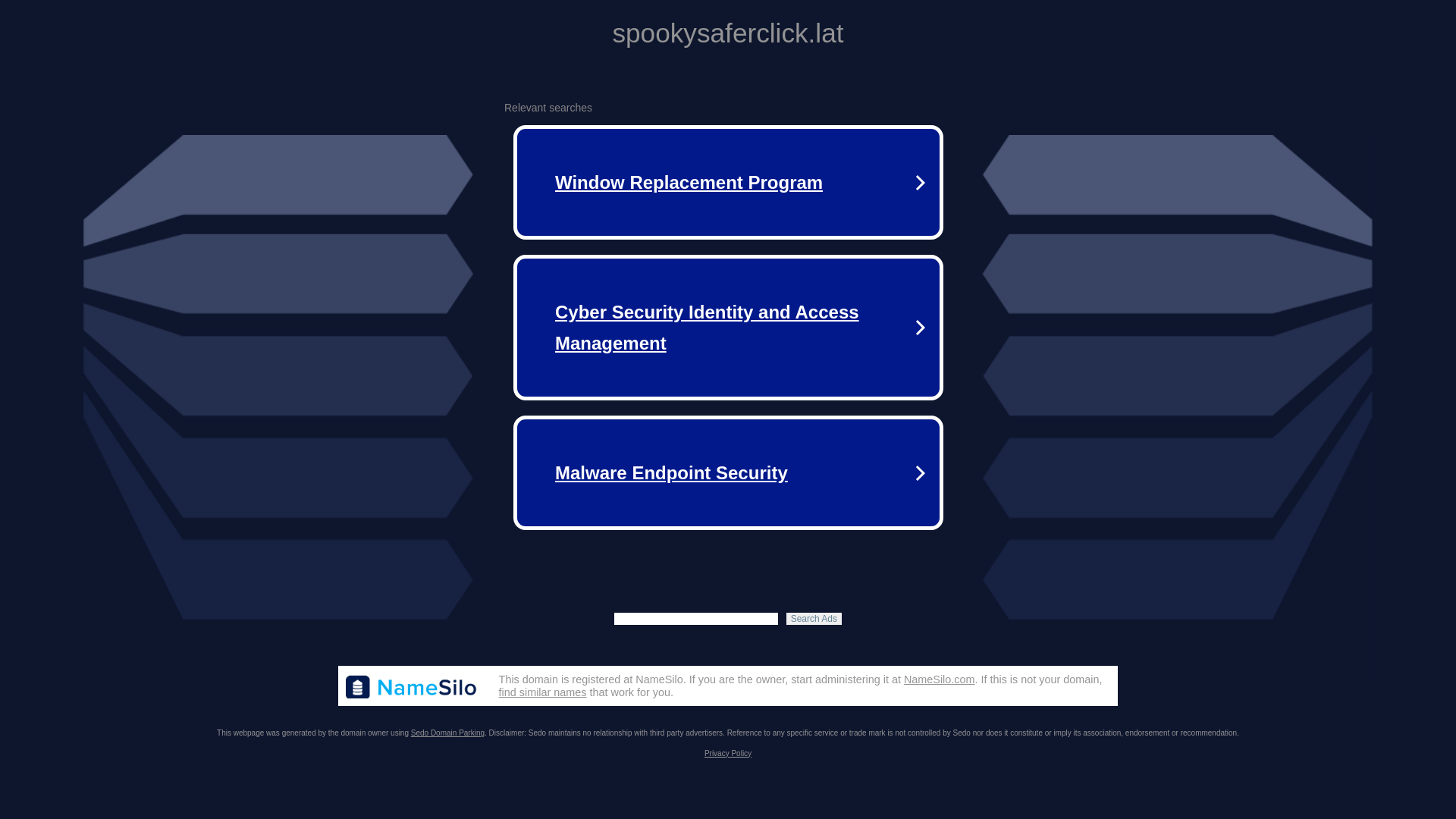 website screenshot of https://spookysaferclick.lat/